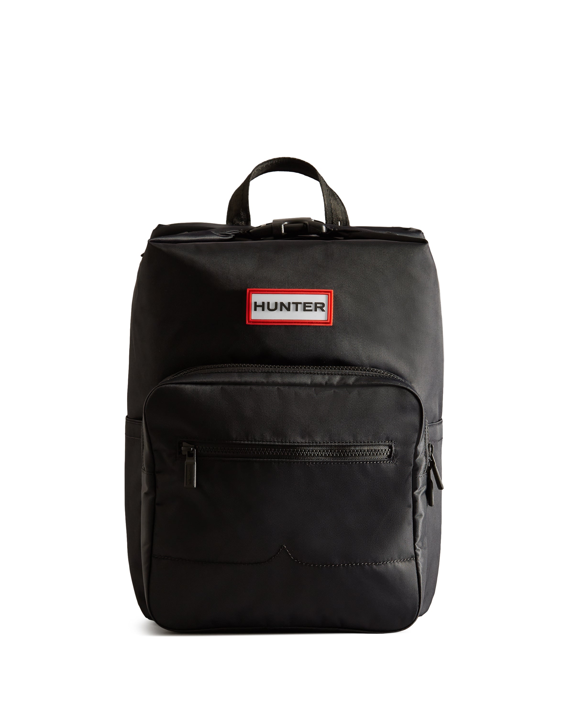 Nylon Pioneer Large Top Clip Backpack - Black