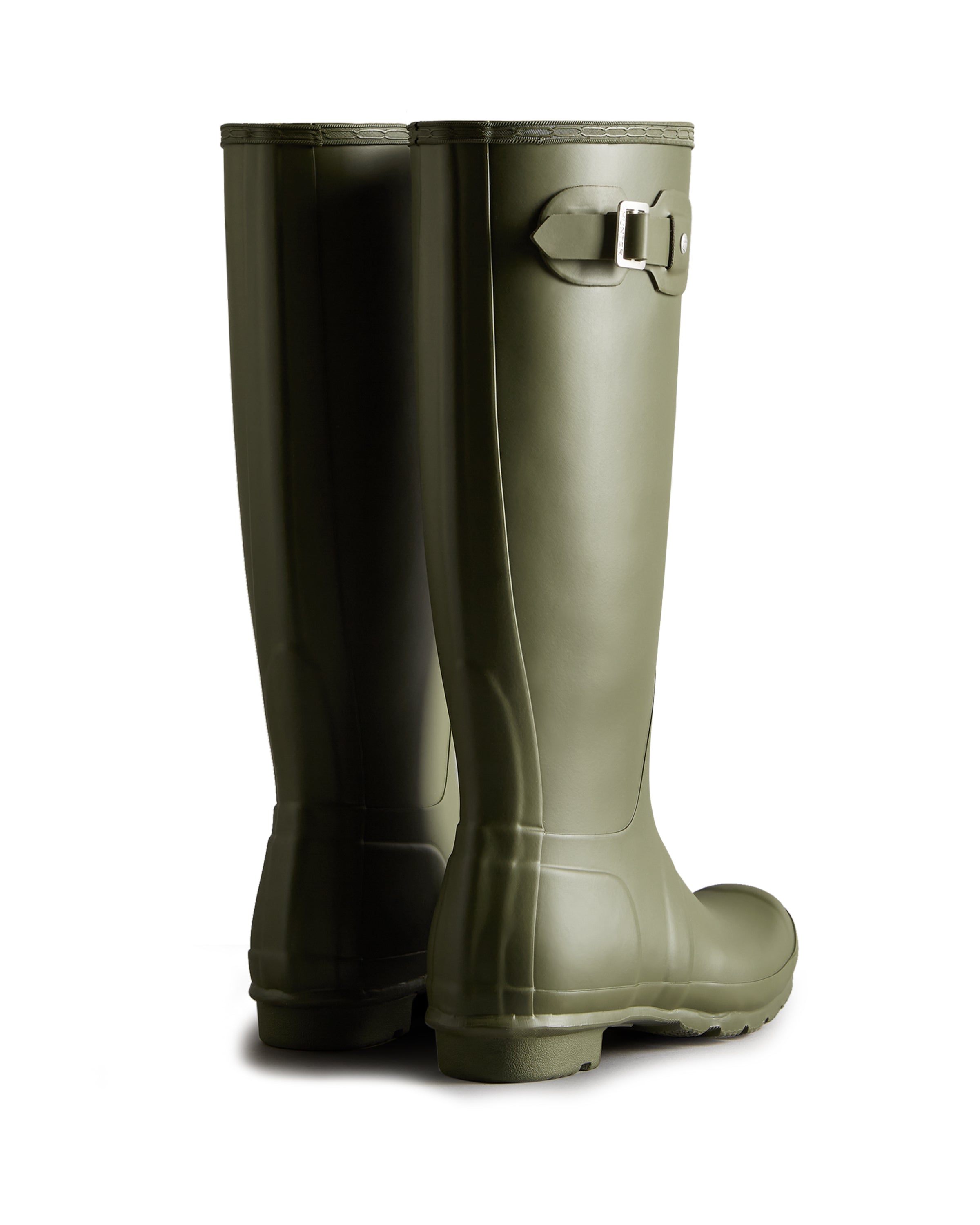 レディース オリジナル トール レイン ブーツ  -  オリーブ リーフ