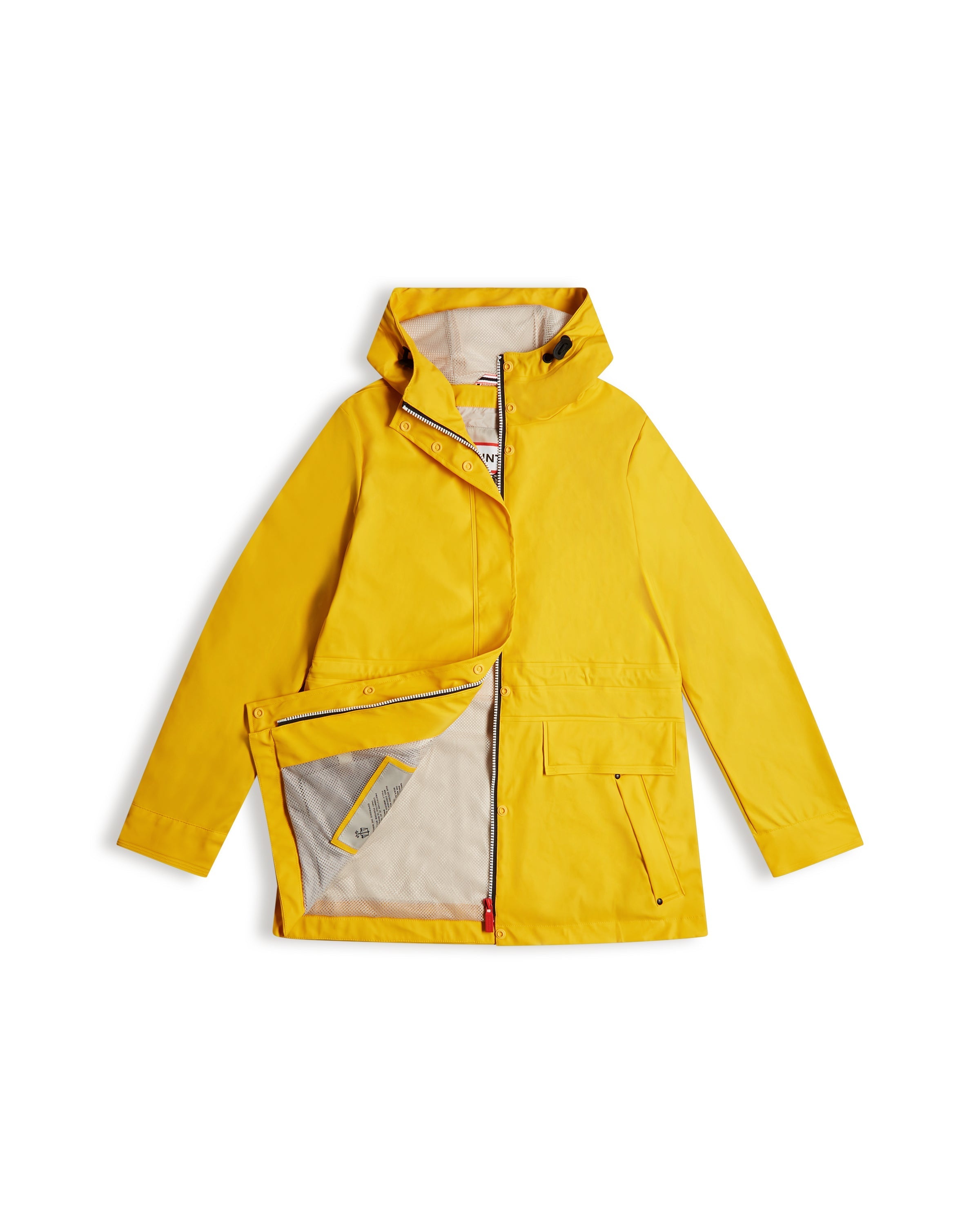 レディース ライトウェイト ウォータープルーフ レイン ジャケット - イエロー