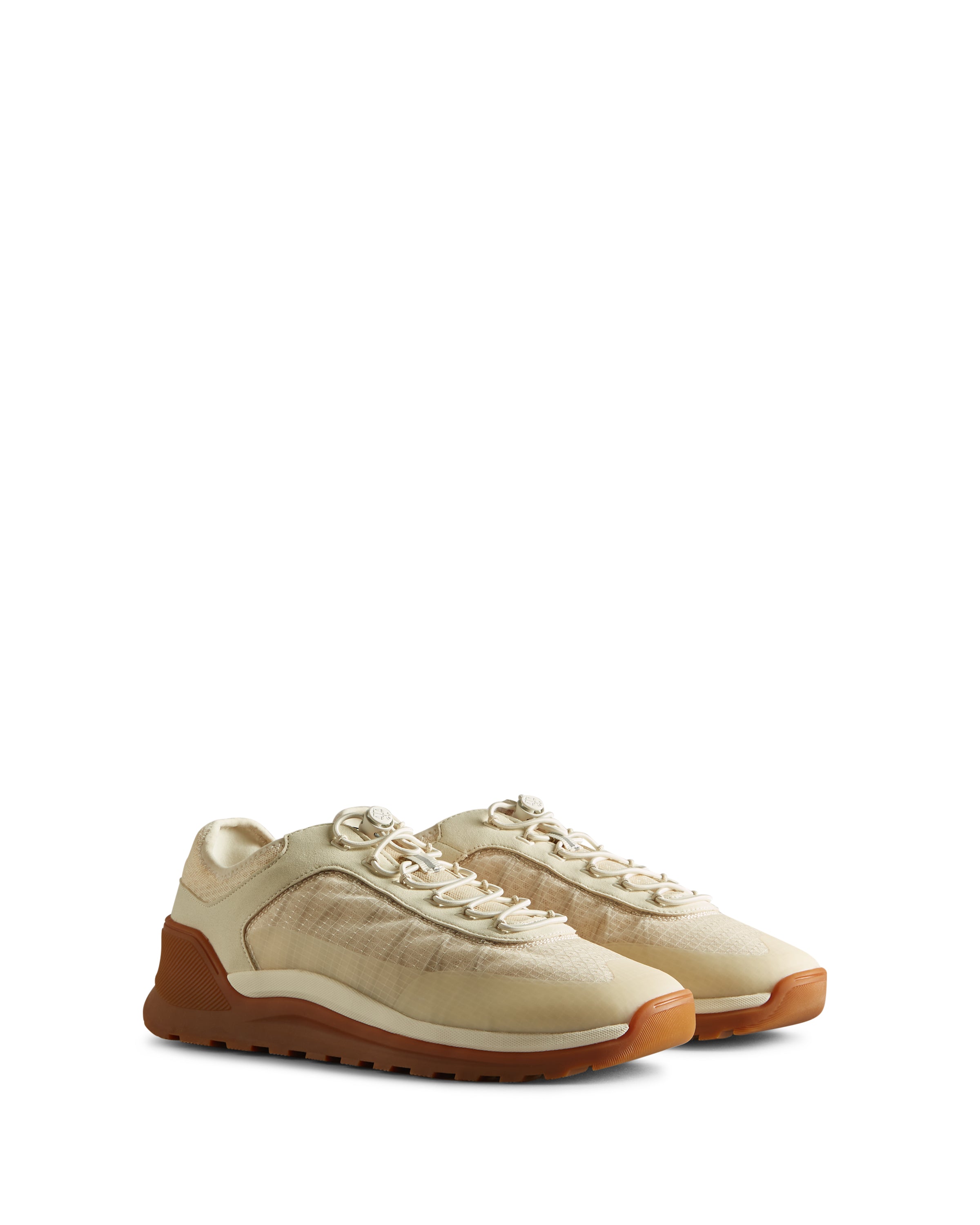 メンズ トラベル スニーカー - シェイディッド ホワイト/ソフト サンド/ガム