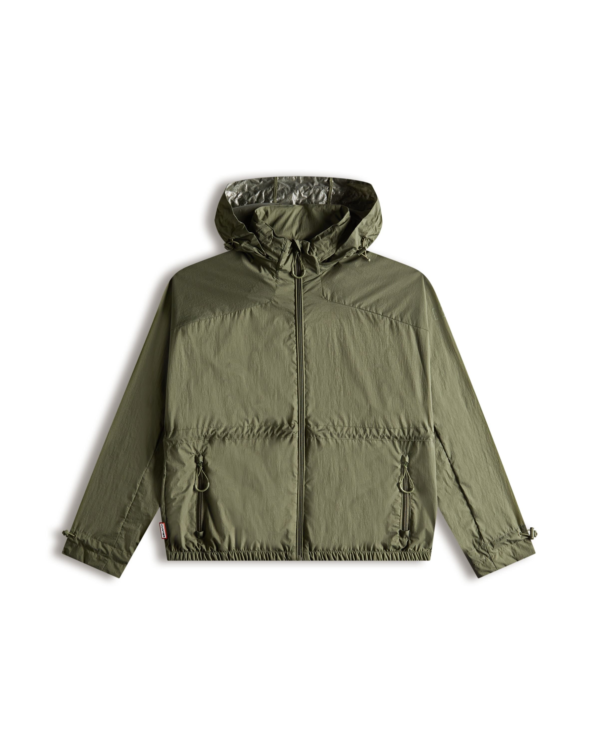 Women s Travel Recycled Nylon Shell Jacket Lykin Green