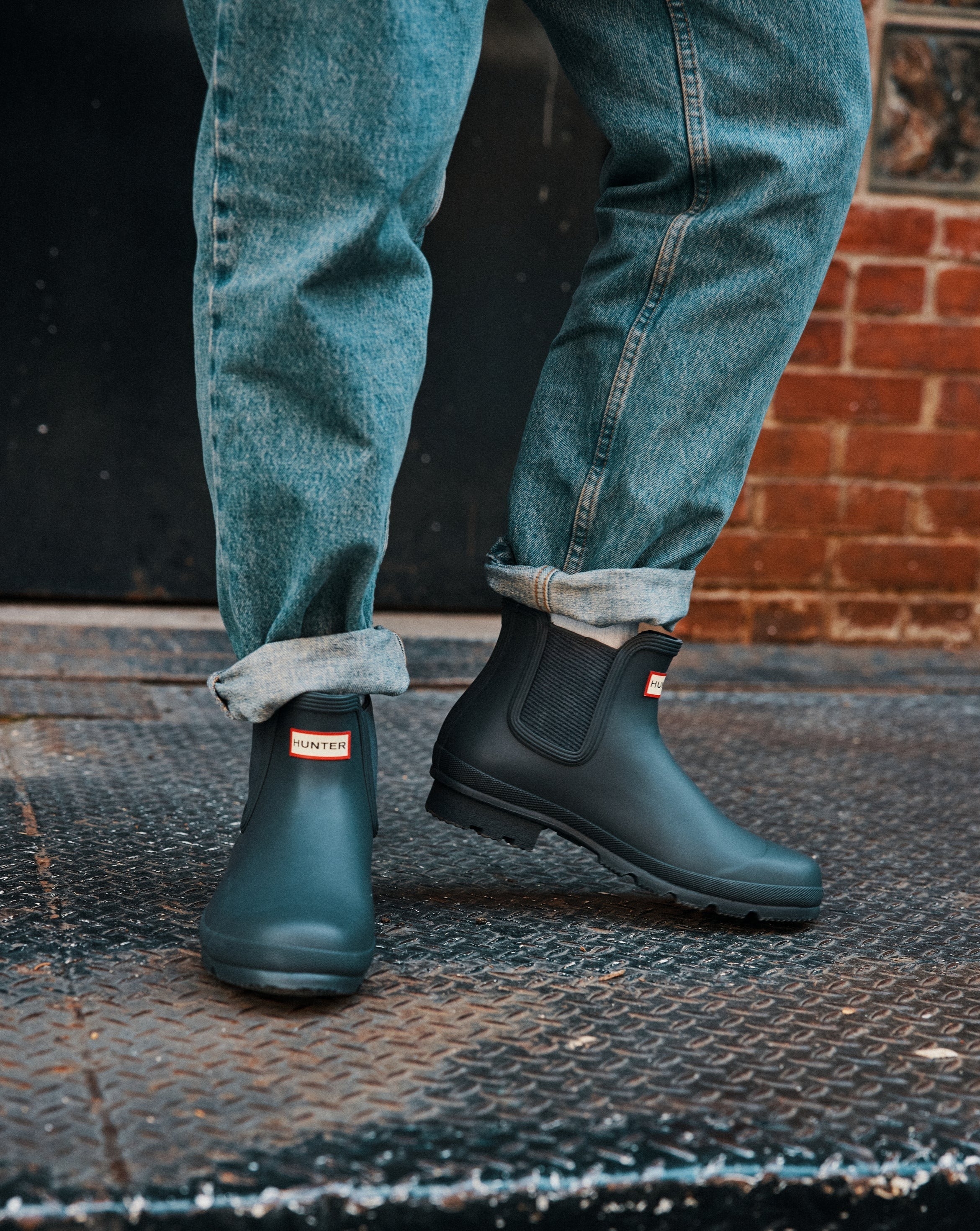 メンズ オリジナル チェルシー ブーツ  -  ネイビー