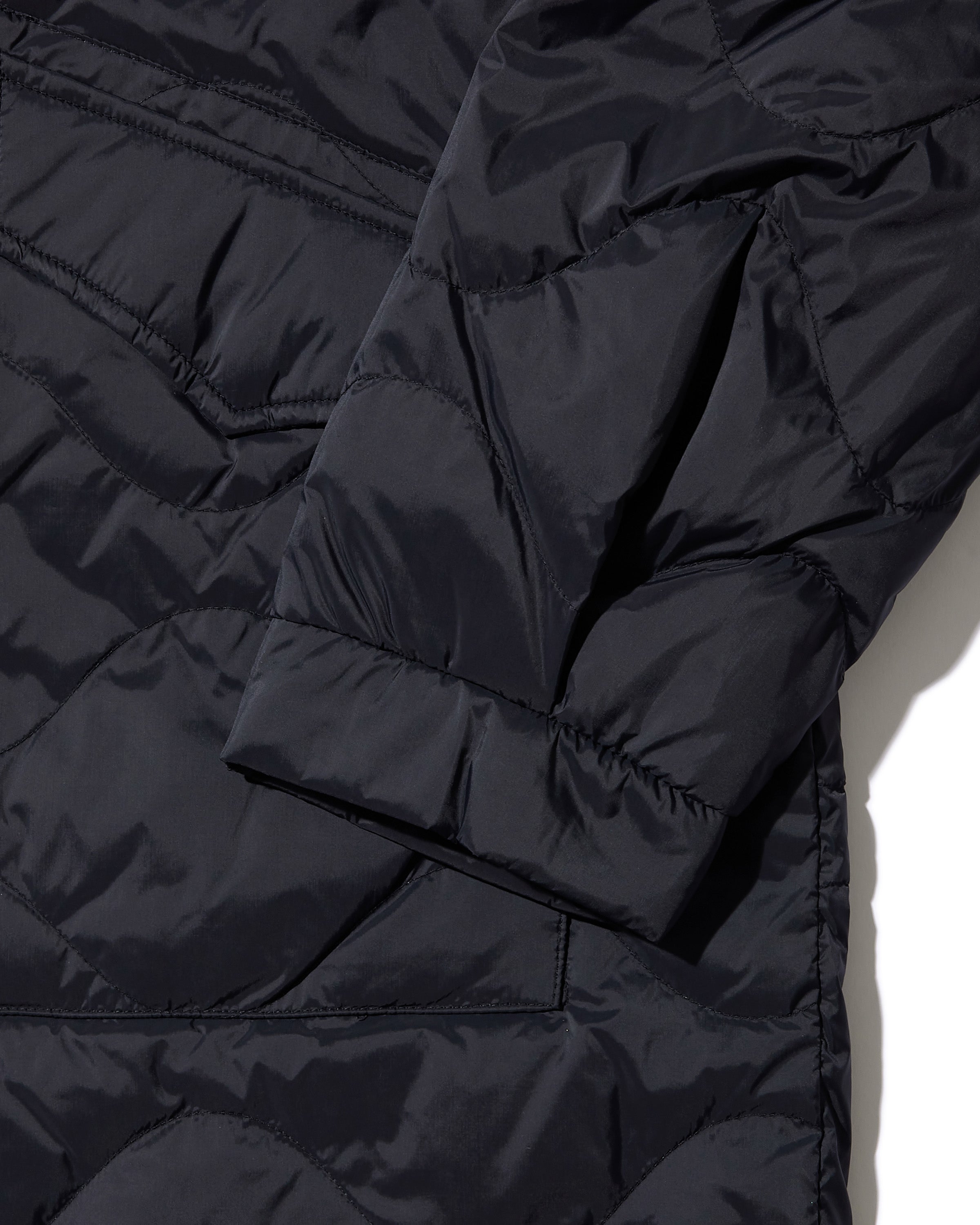 レディース エクスプローラー キルテッド ダウン ジャケット - ブラック