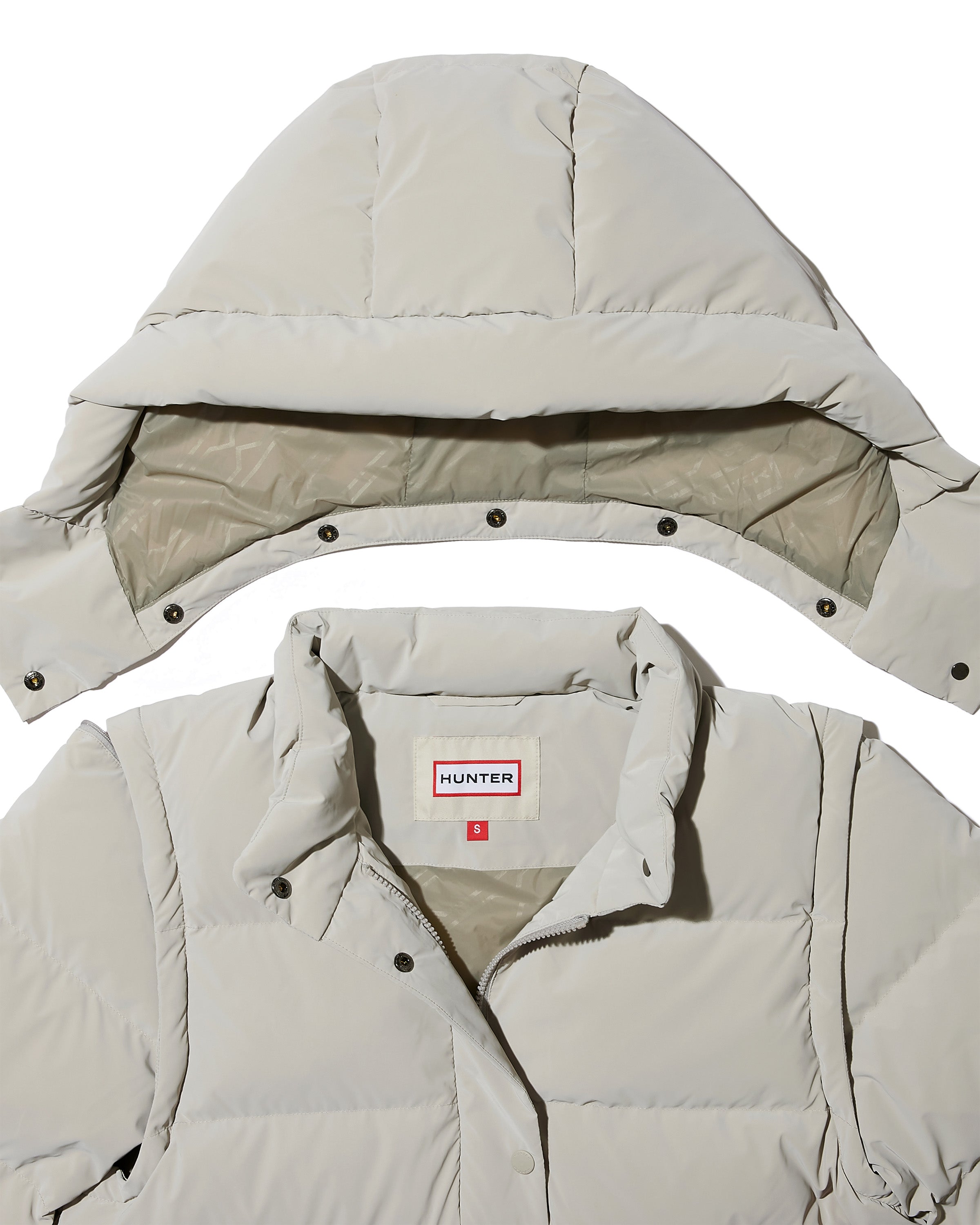 レディース グロウ 2イン1 ダウン ジャケット - グレー