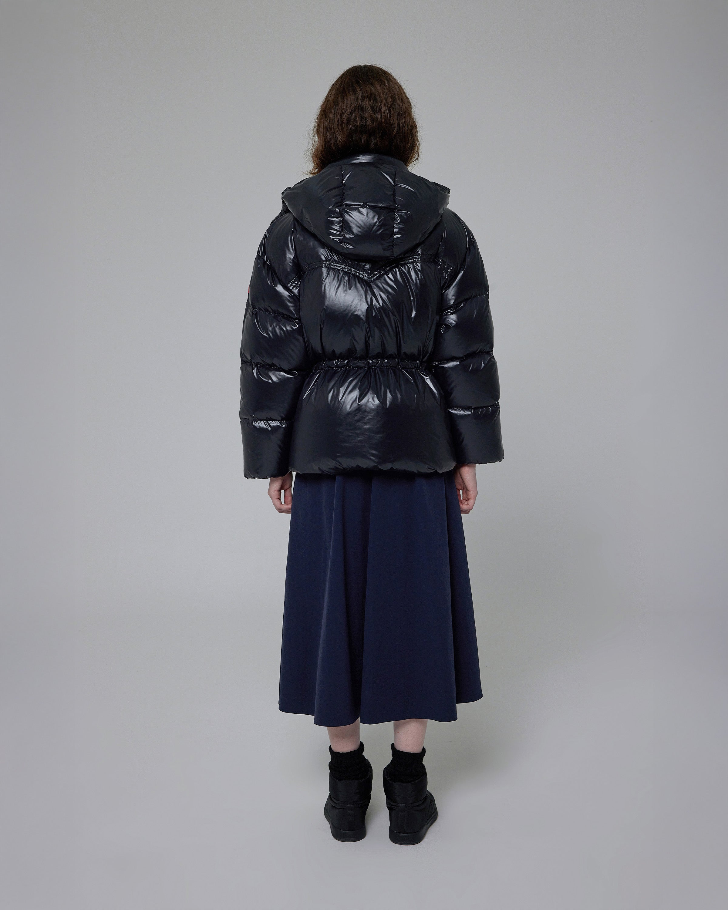 レディース イントレピッド ミドル ダウン ジャケット - ブラック