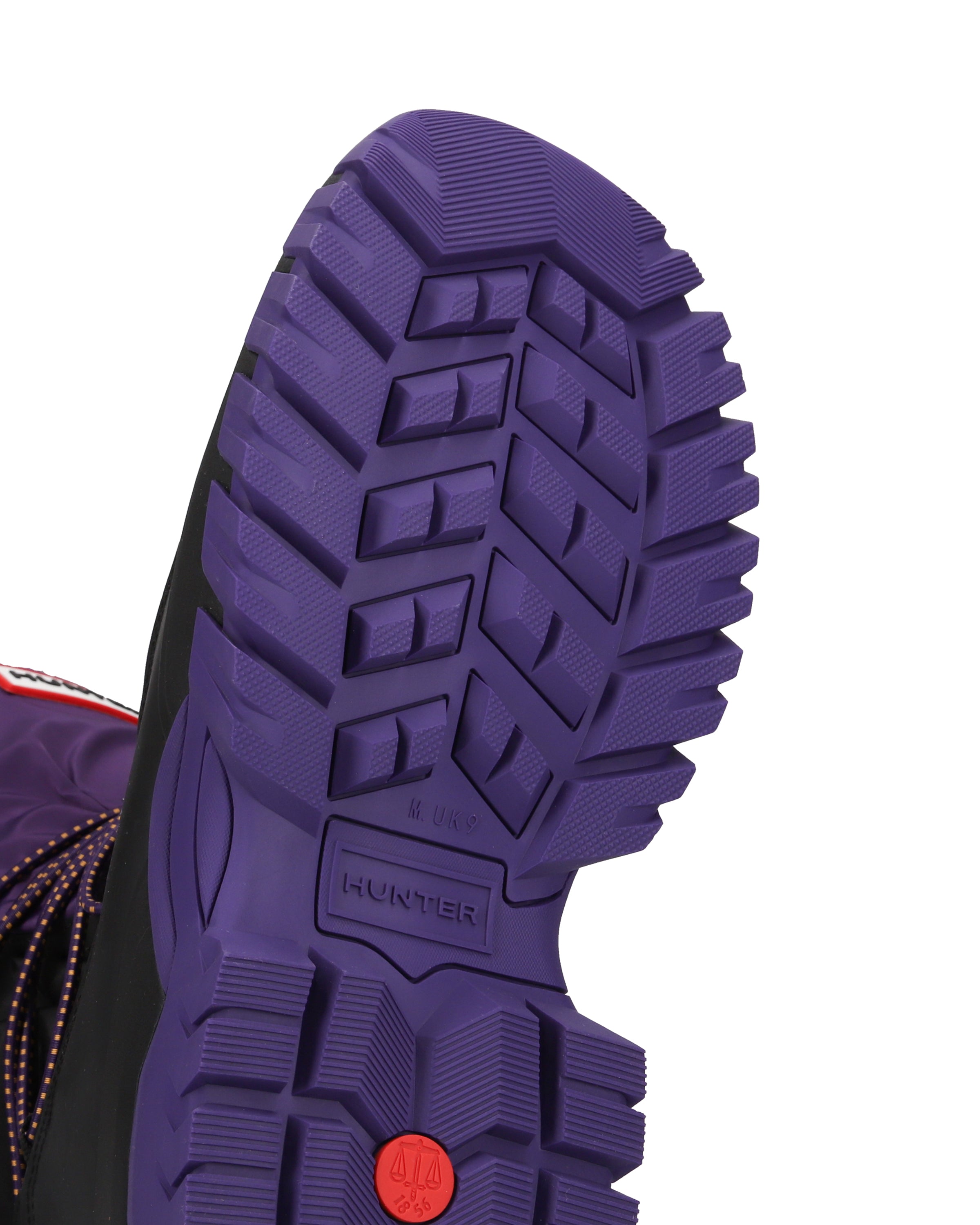 メンズ ワンダラー レースアップ アウトドア ブーツ - ブラック / リッチパープル