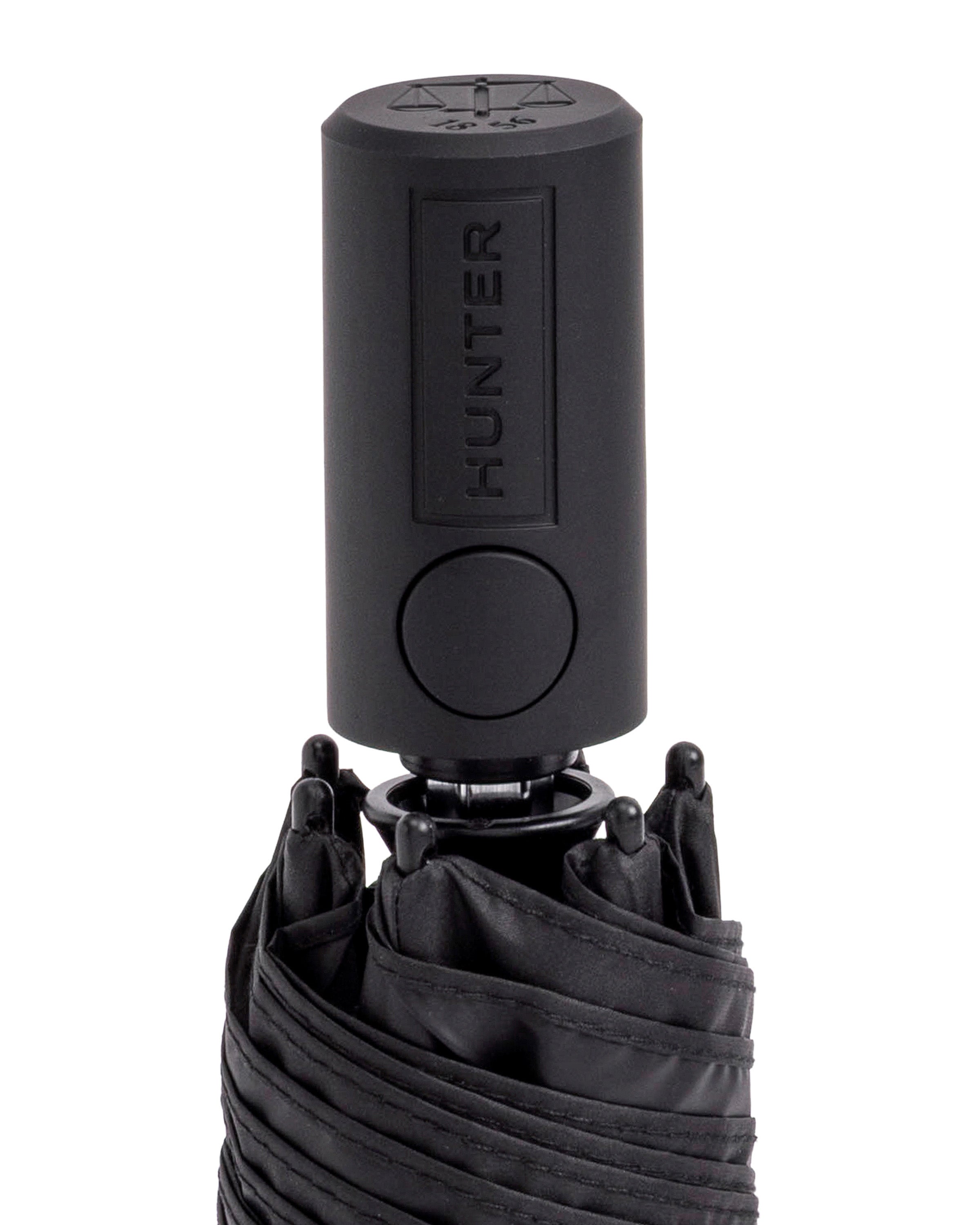 オール ウェザー オート コンパクト アンブレラ (晴雨兼用傘) 55CM - ブラック