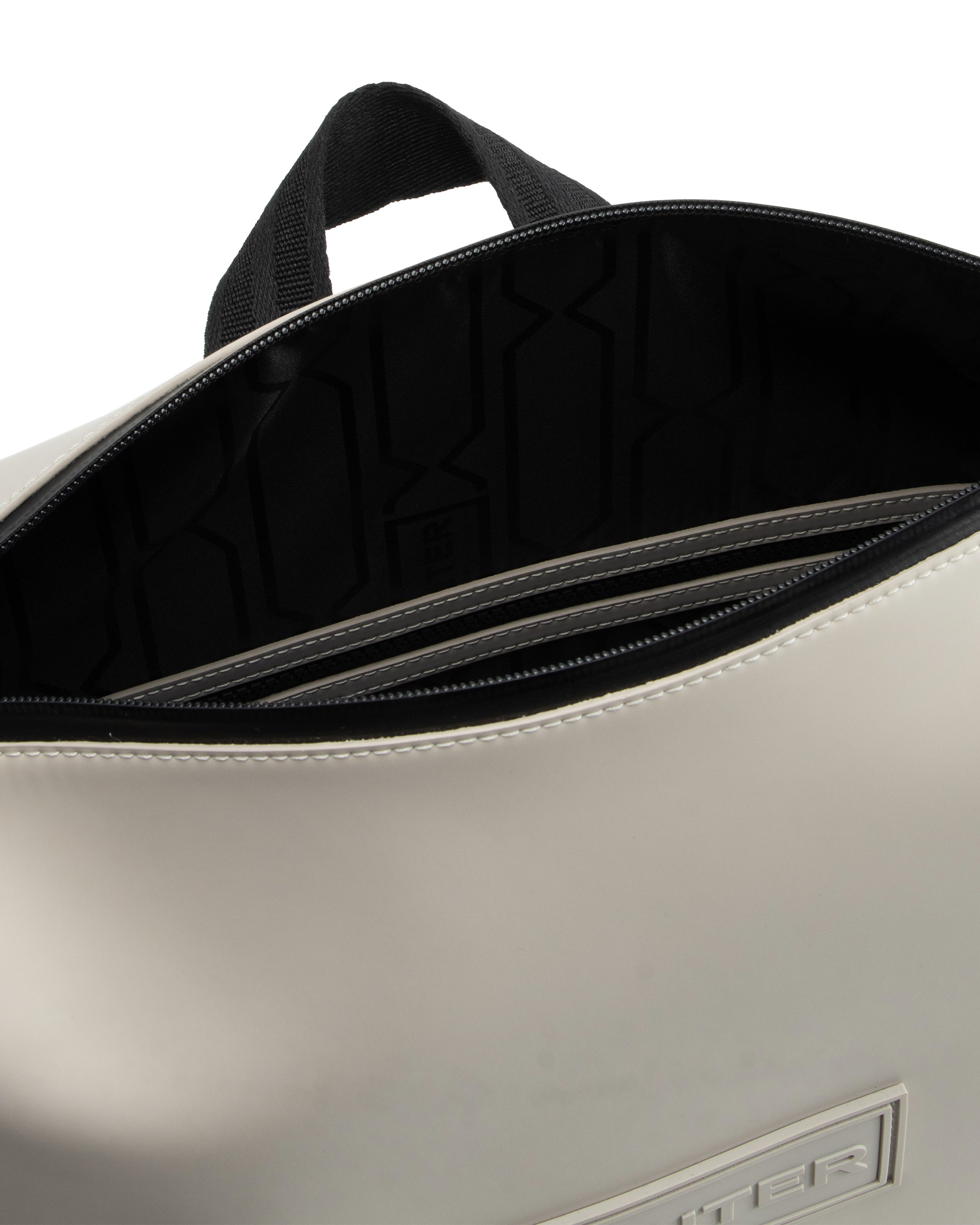 オリジナル ラージ トップクリップ バックパック - ラバーレザー - スティール