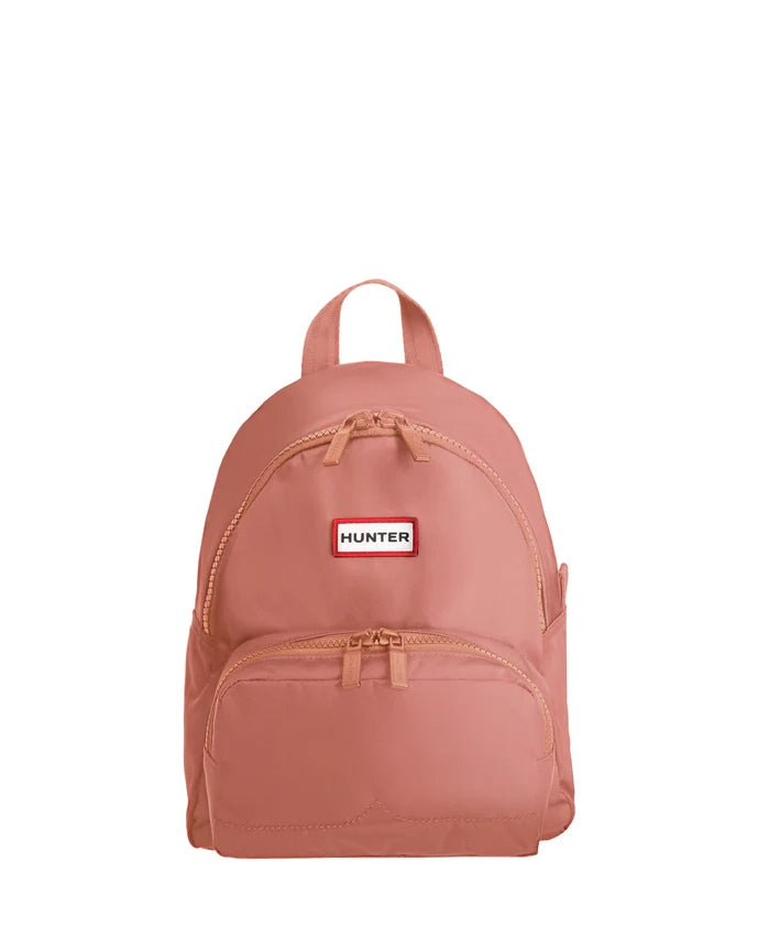 新品【HUNTER】MINI BACKPACK、ミニバックパック、リュック、赤 ハンター HUNTER バッグ ミニリュック UBB6018 サイド