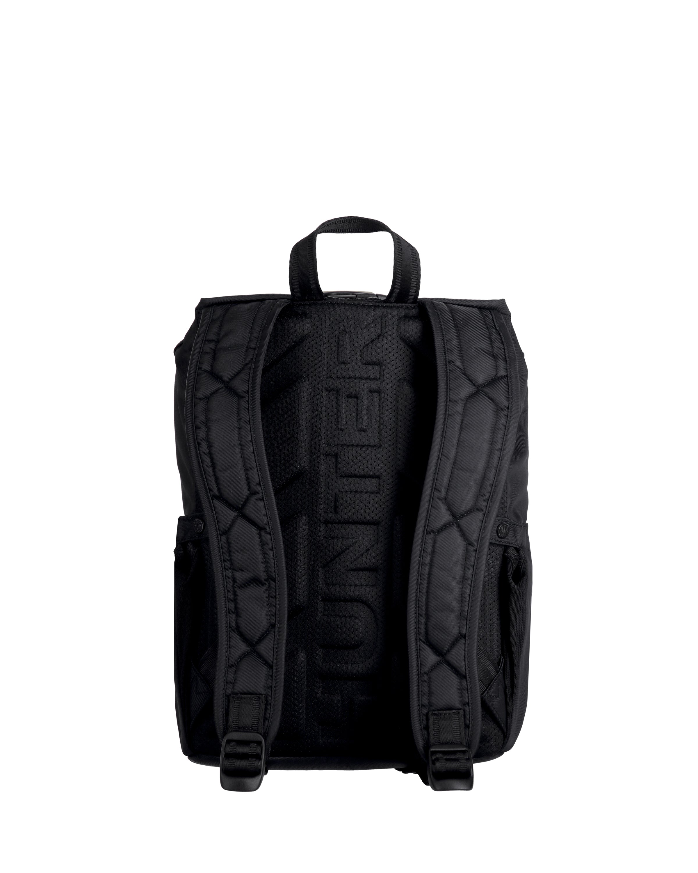 ナイロン パイオニア ミディアム トップクリップ バックパック ボーン イン スコットランド - ブラック / リッチオーカー