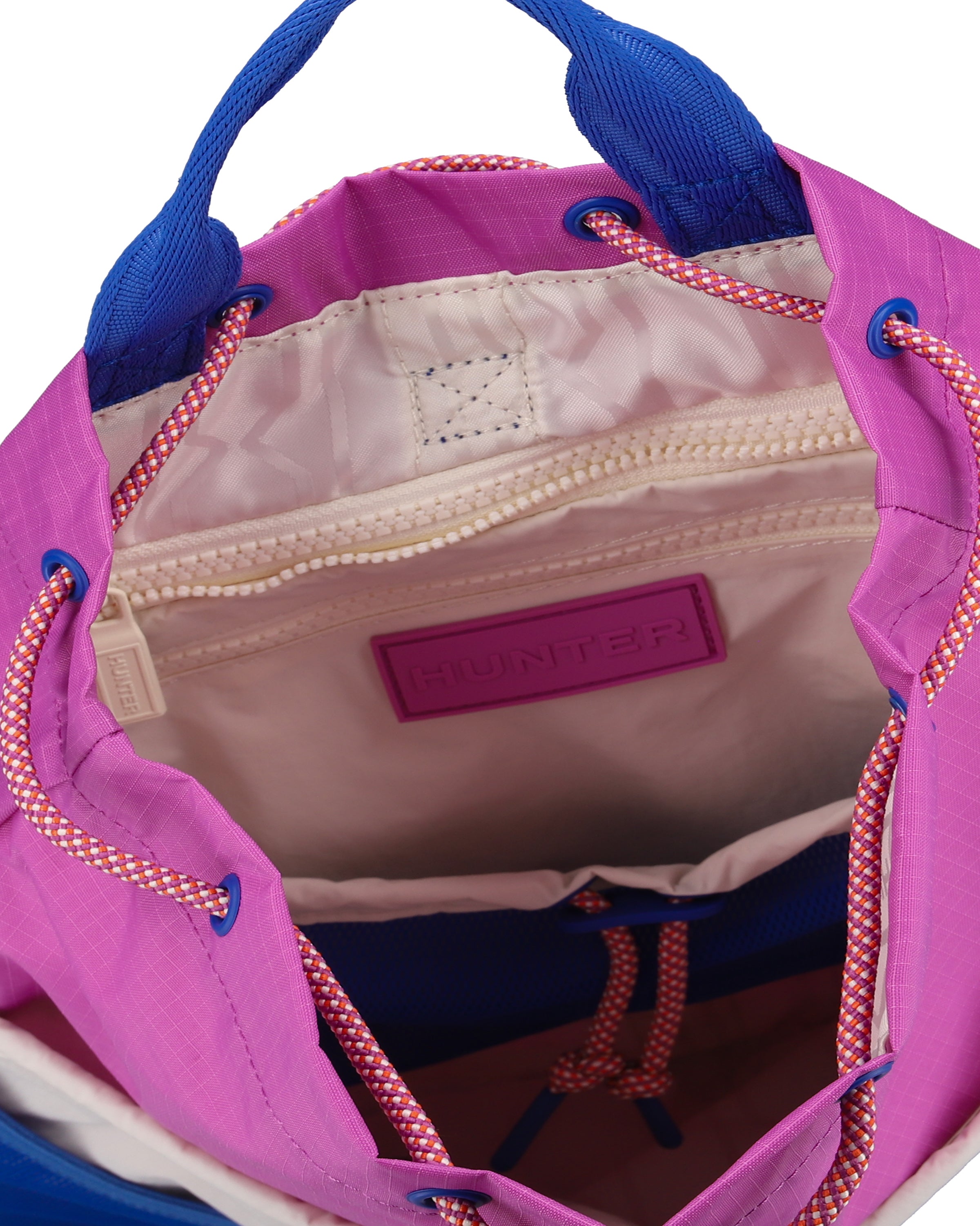 トラベル マルチファンクション パッカブル バックパック - クルーズブルー / ホワイトウィロー / エナジーフューシャ