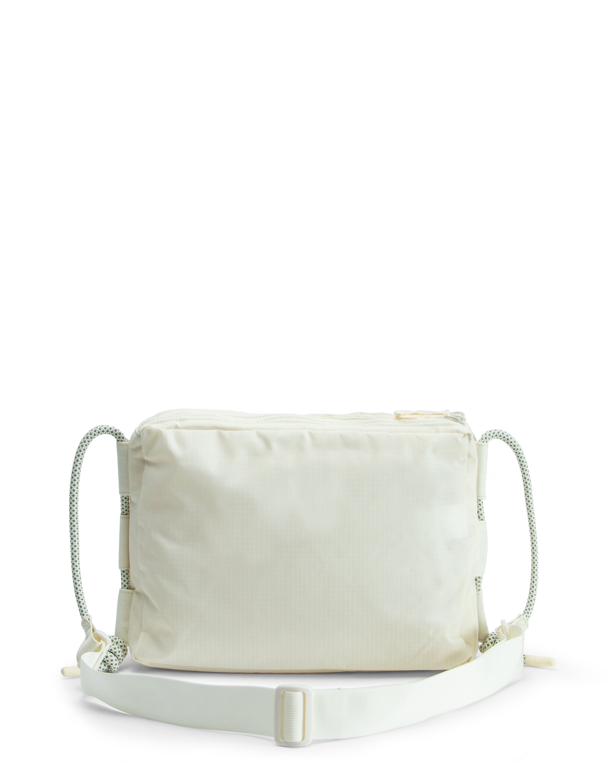 トラベル リップストップ リサイクル ナイロン サコッシュ - シェイディッド ホワイト