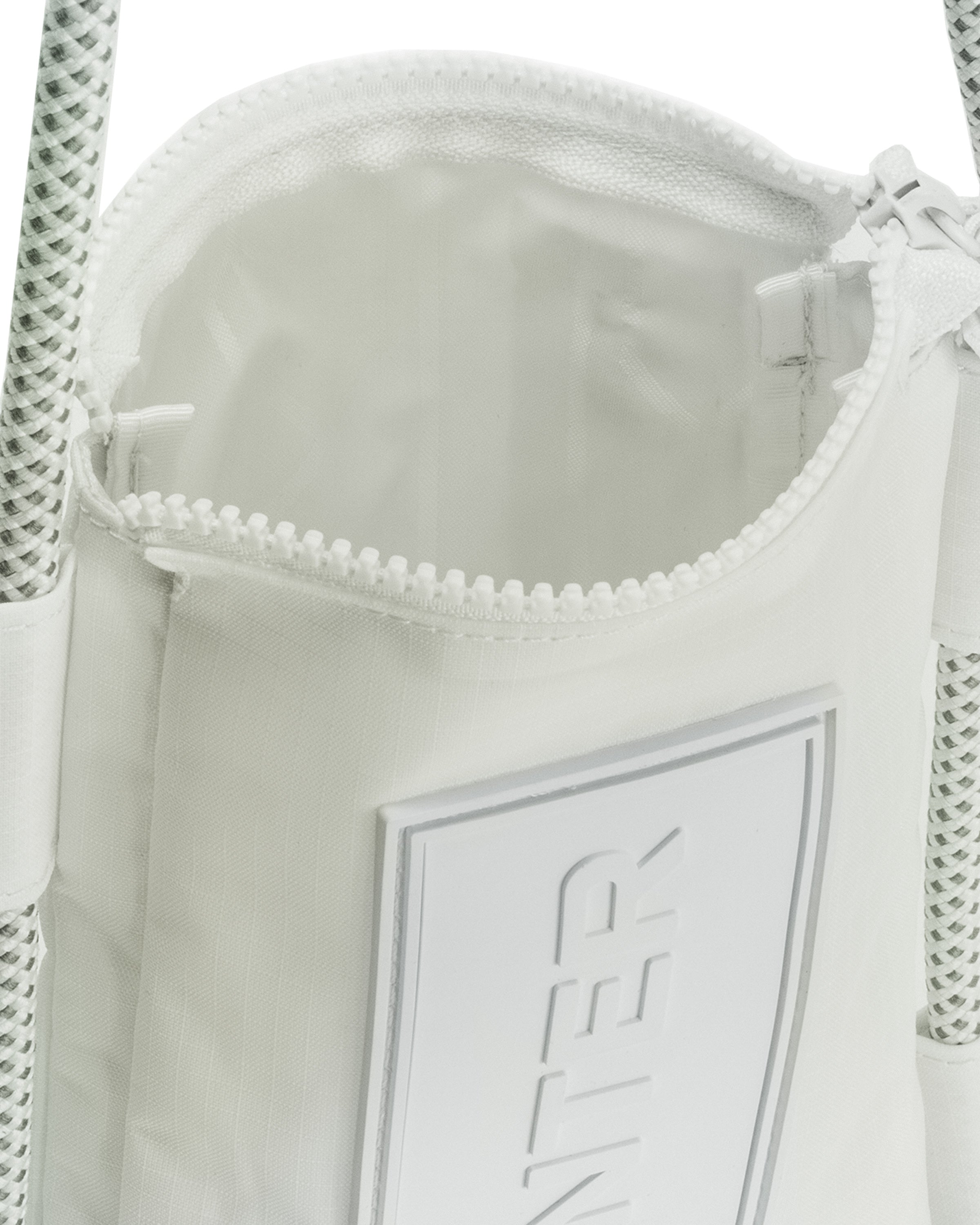 トラベル リップストップ リサイクル ナイロン フォンポーチ - シェイディッド ホワイト