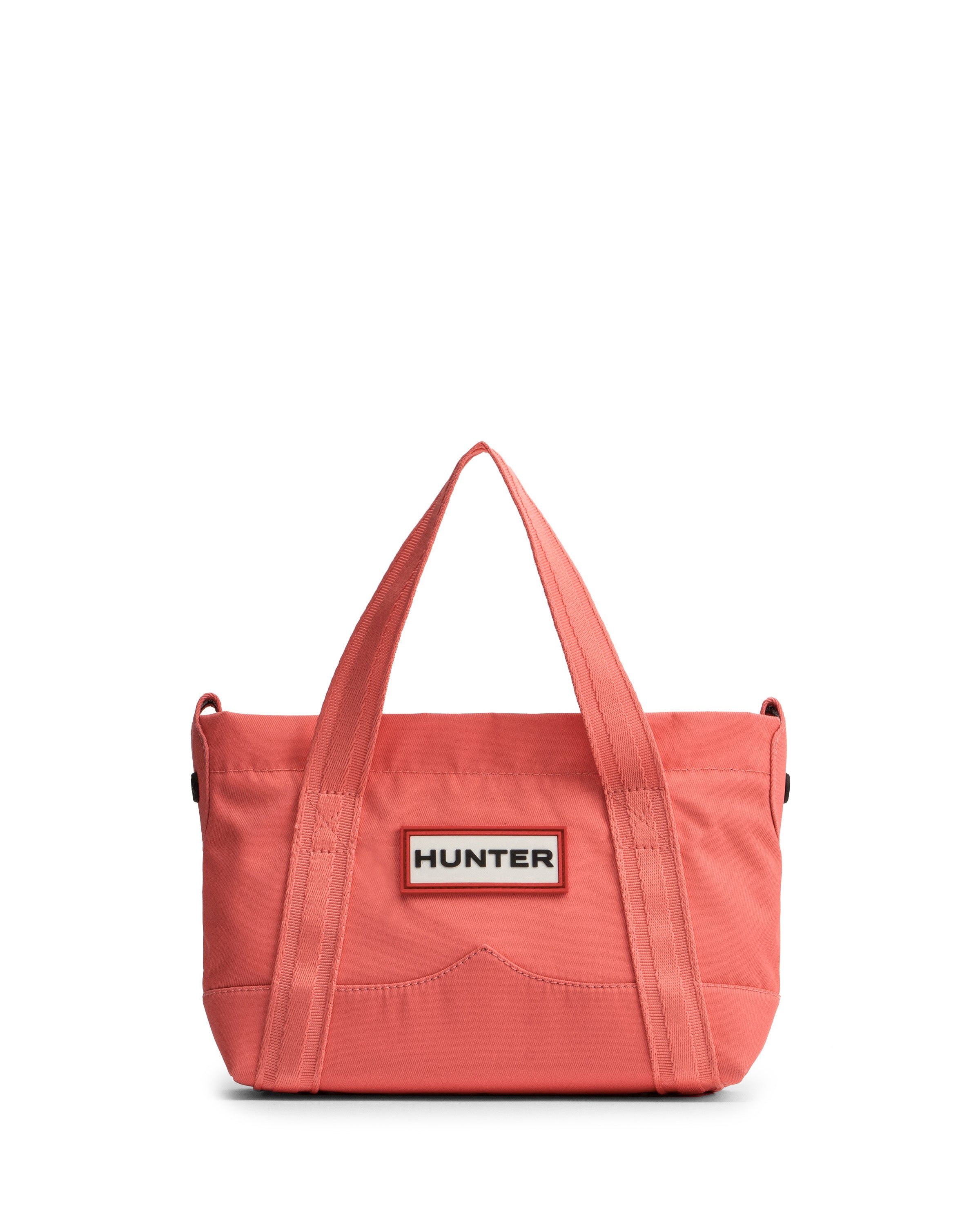 ☆HUNTER☆ ナイロン ミニ トップ クリップ トート バッグ ナイロン ミニ トップ クリップ トート バッグ - ブラック