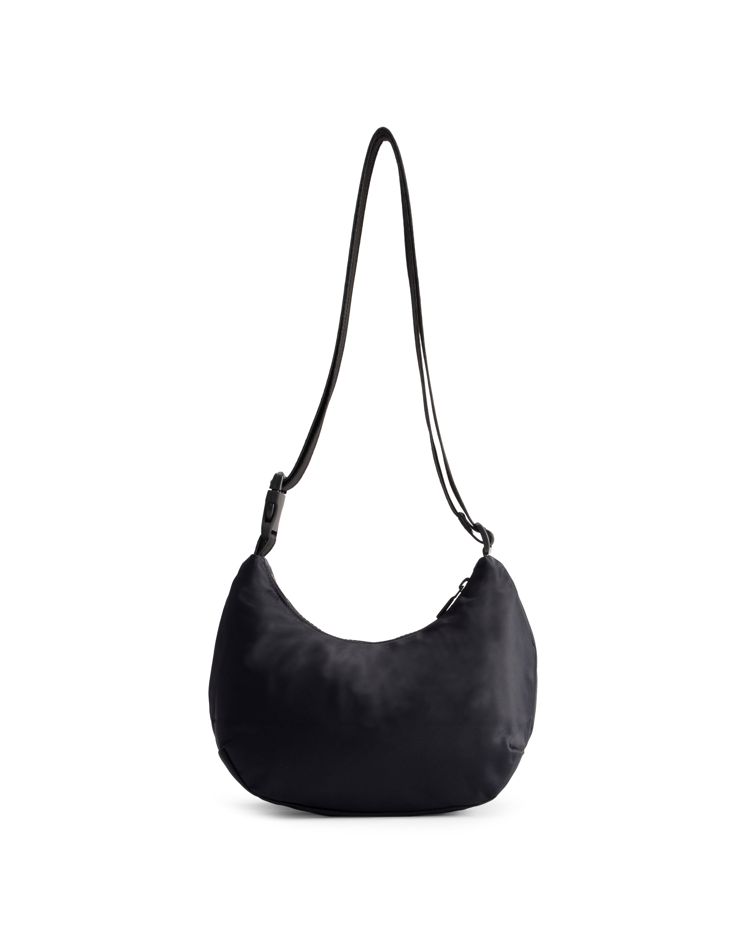ナイロン ミニ ホーボー - ブラック
