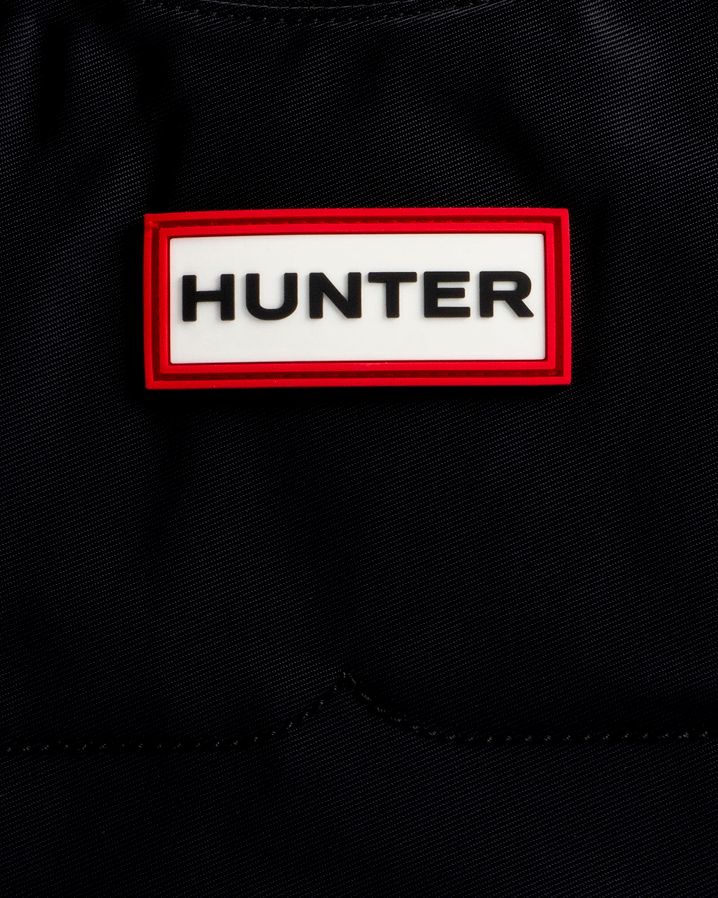 ナイロン ミディ ホーボー - ブラック