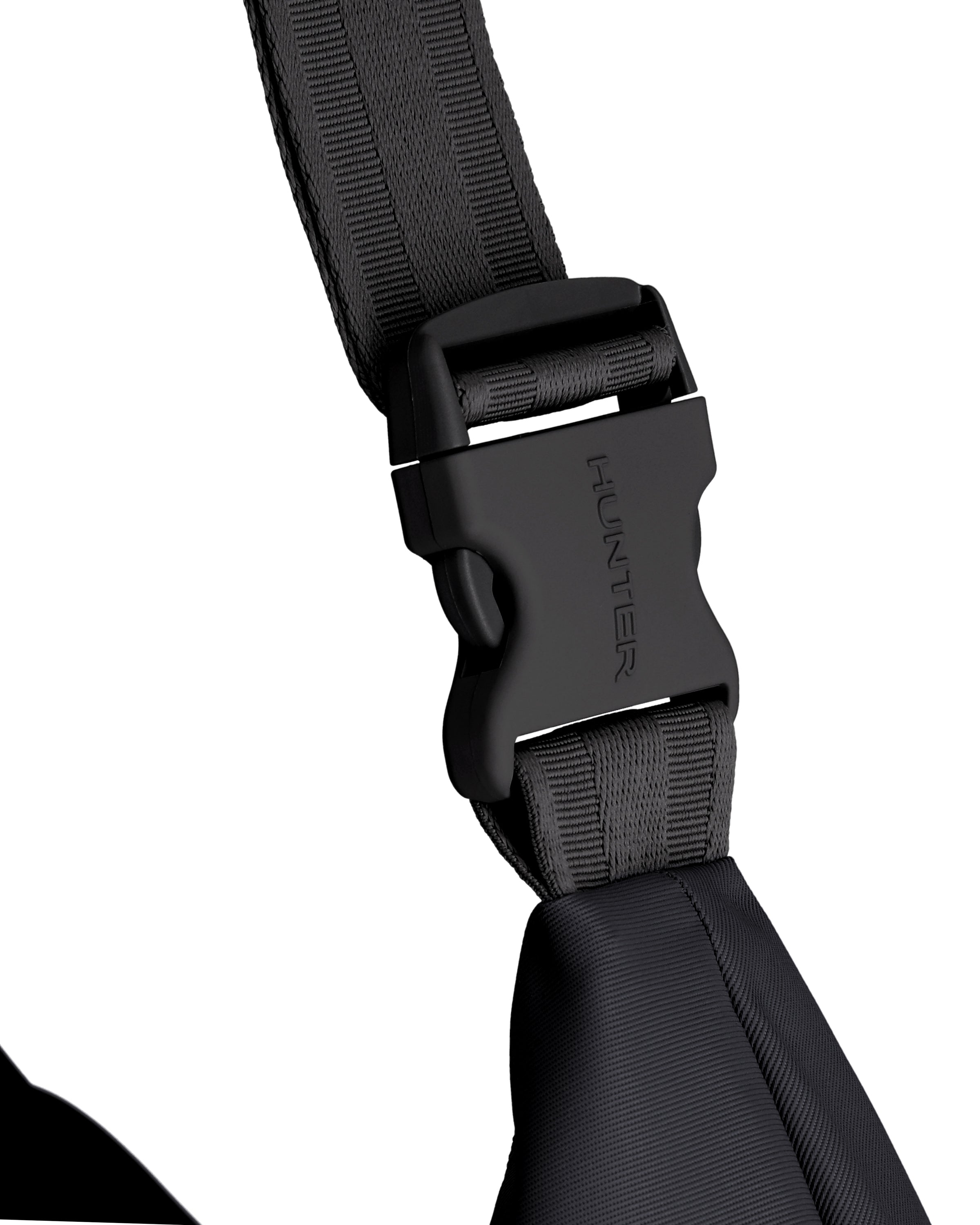 ナイロン ミディ ホーボー ボーン イン スコットランド - ブラック / リッチオーカー