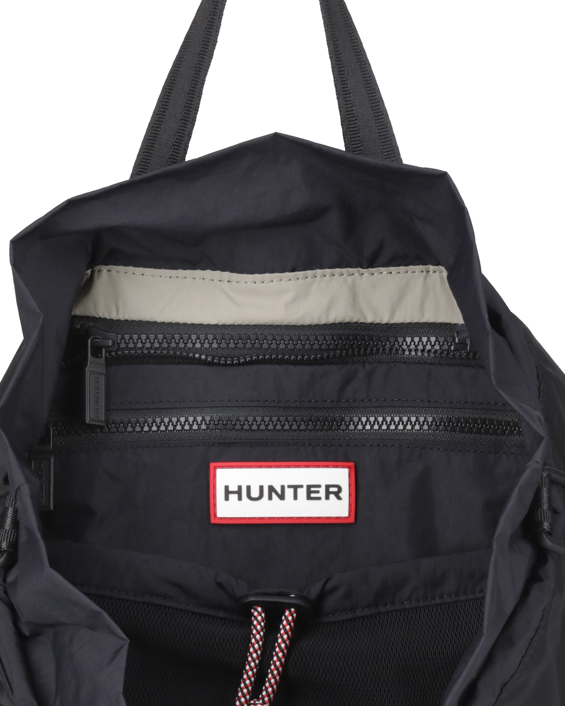 トラベル マルチファンクション パッカブル トート - ブラック / エナジークレイ