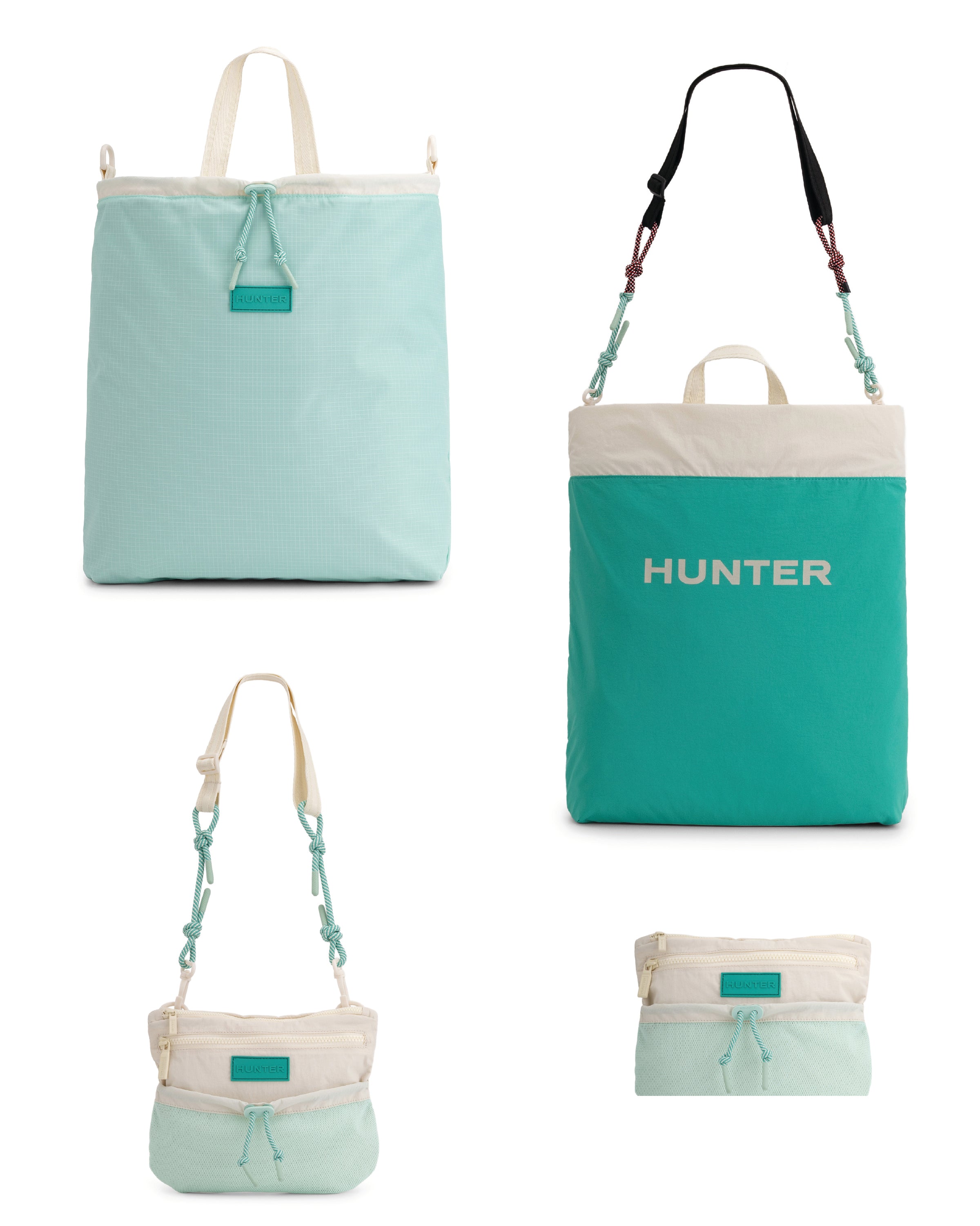 トラベル マルチファンクション パッカブル トート - ホワイトウィロー / グロウラグーン / グロウアルゲー