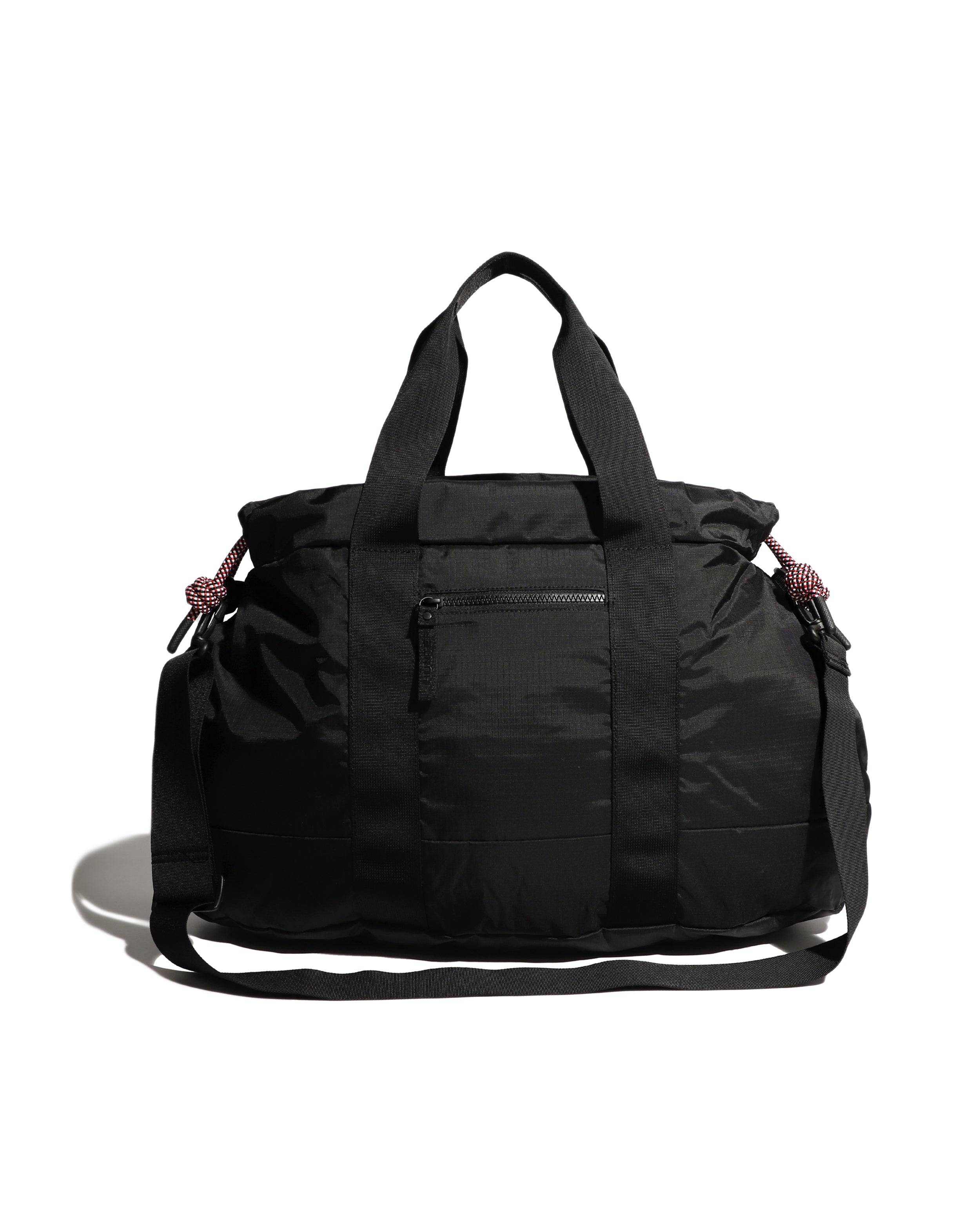トラベル リップストップ ホールドオール - ブラック/レッドボックス ロゴ