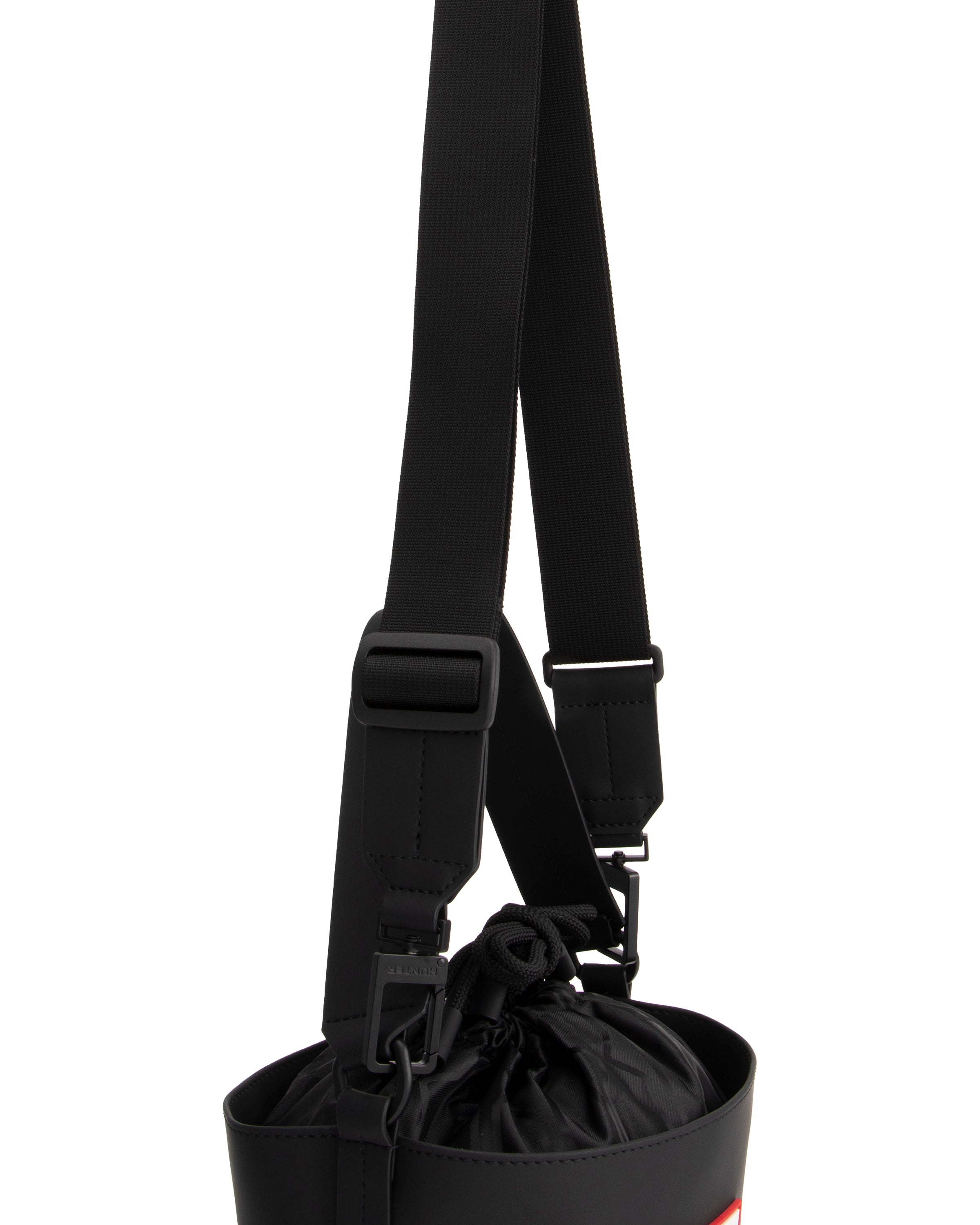 オリジナル ラバライズ 2ストラップ バケット - ブラック