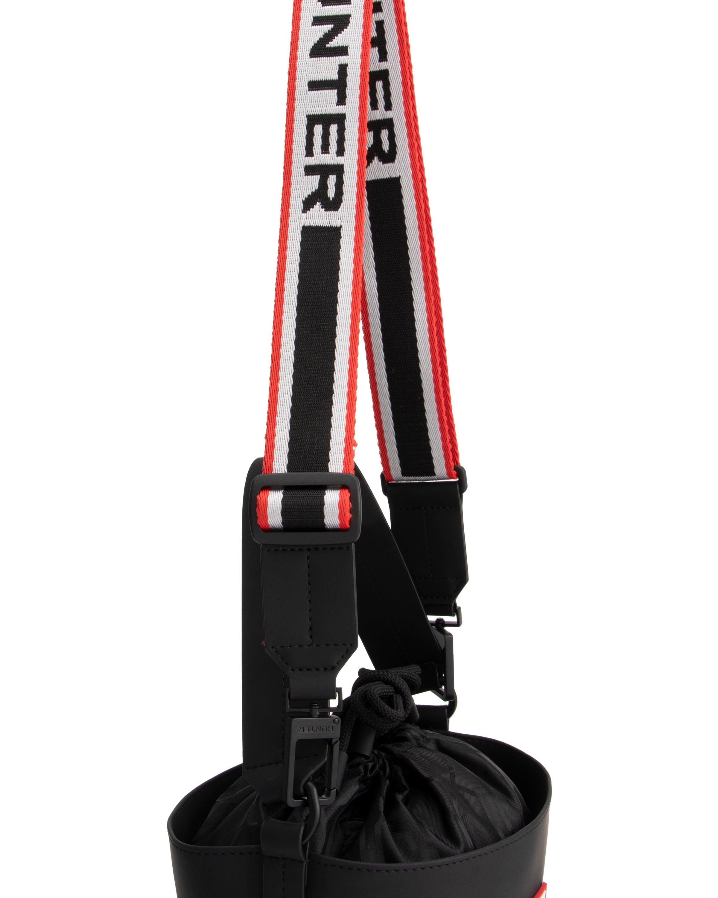 オリジナル ラバライズ 2ストラップ バケット - ブラック