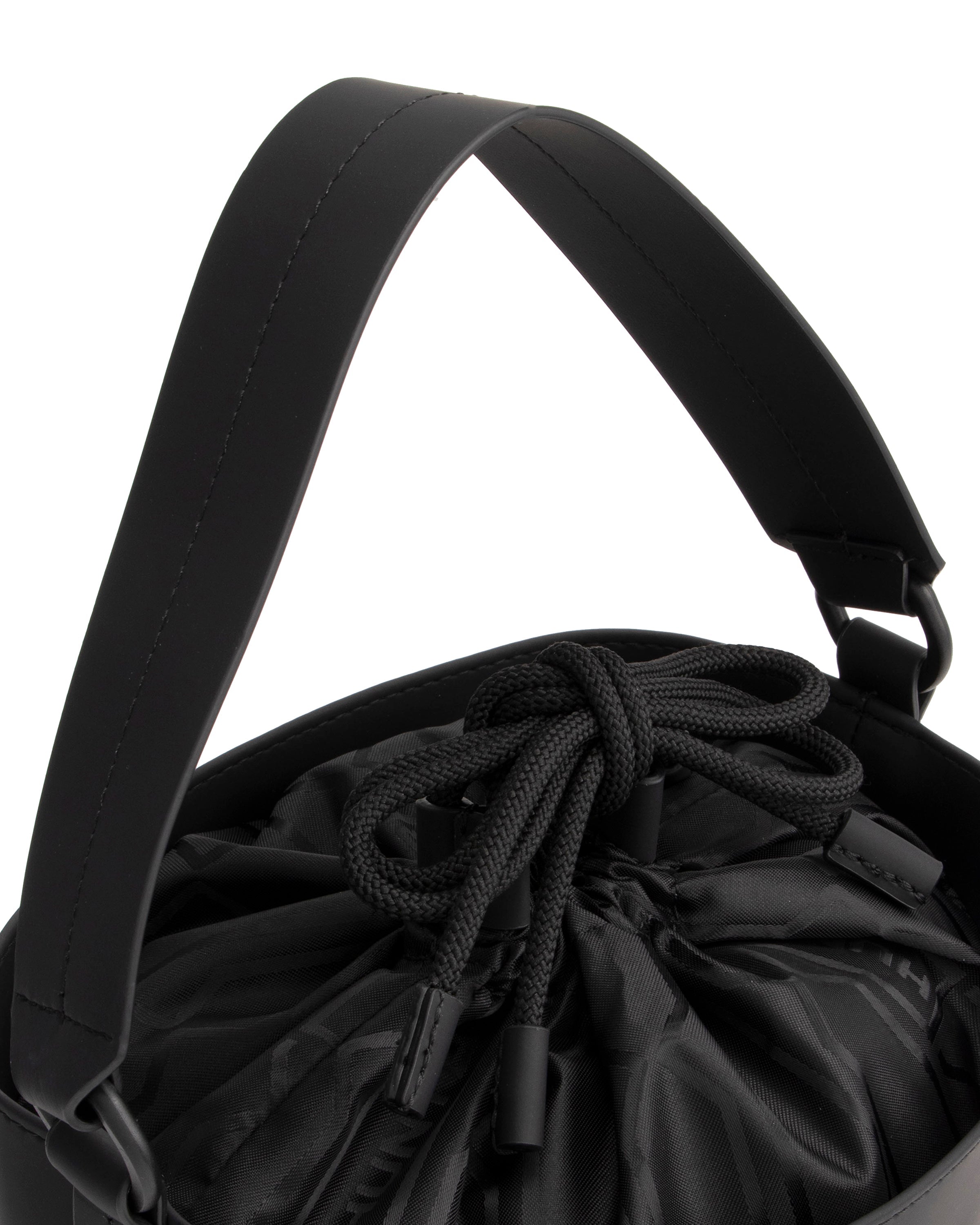 オリジナル ラバライズ 2ストラップ バケット - ブラック