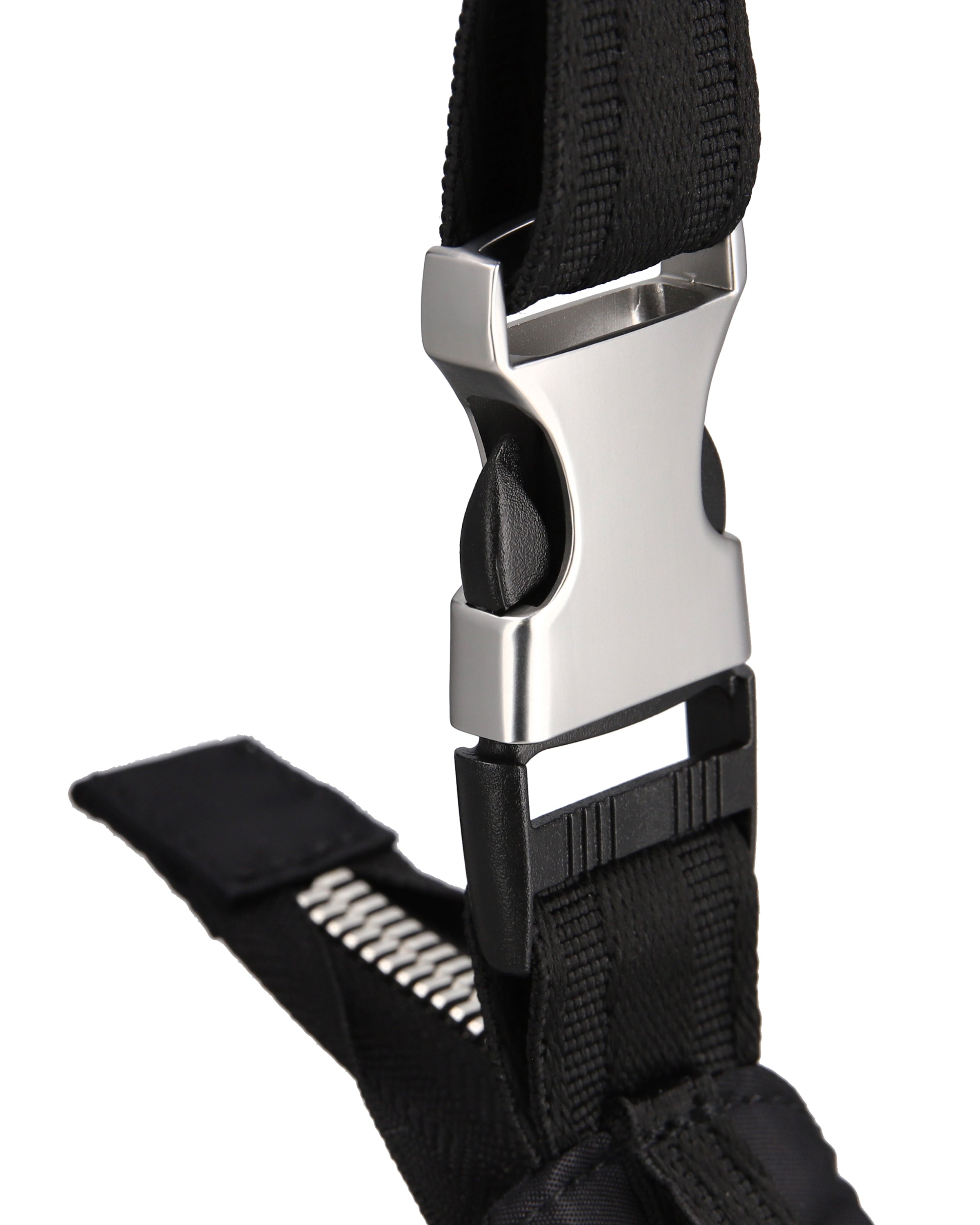 プレミアム ナイロン スピード ショルダー バッグ - ブラック