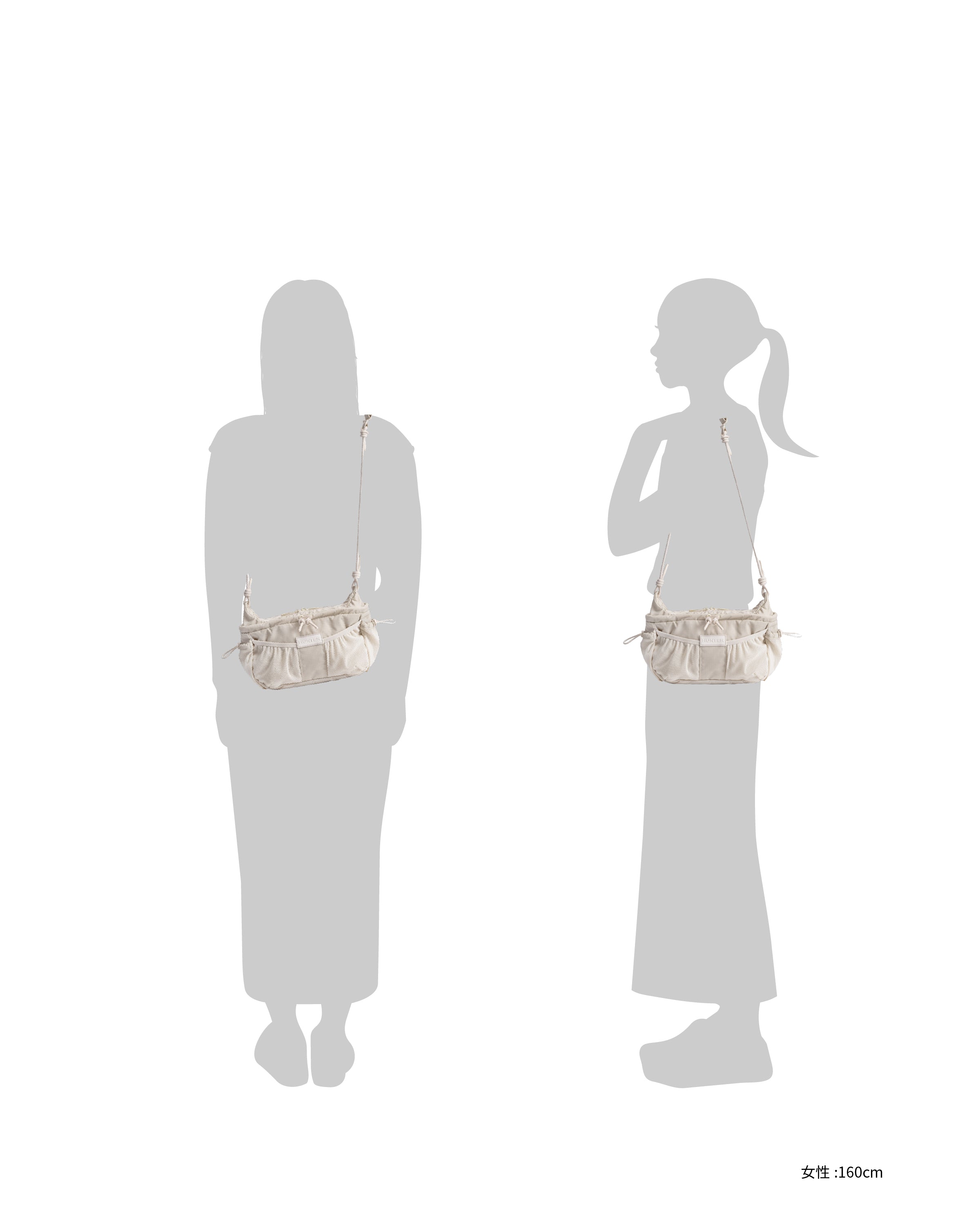 トラベル クロスボディ - ホワイトウィロー