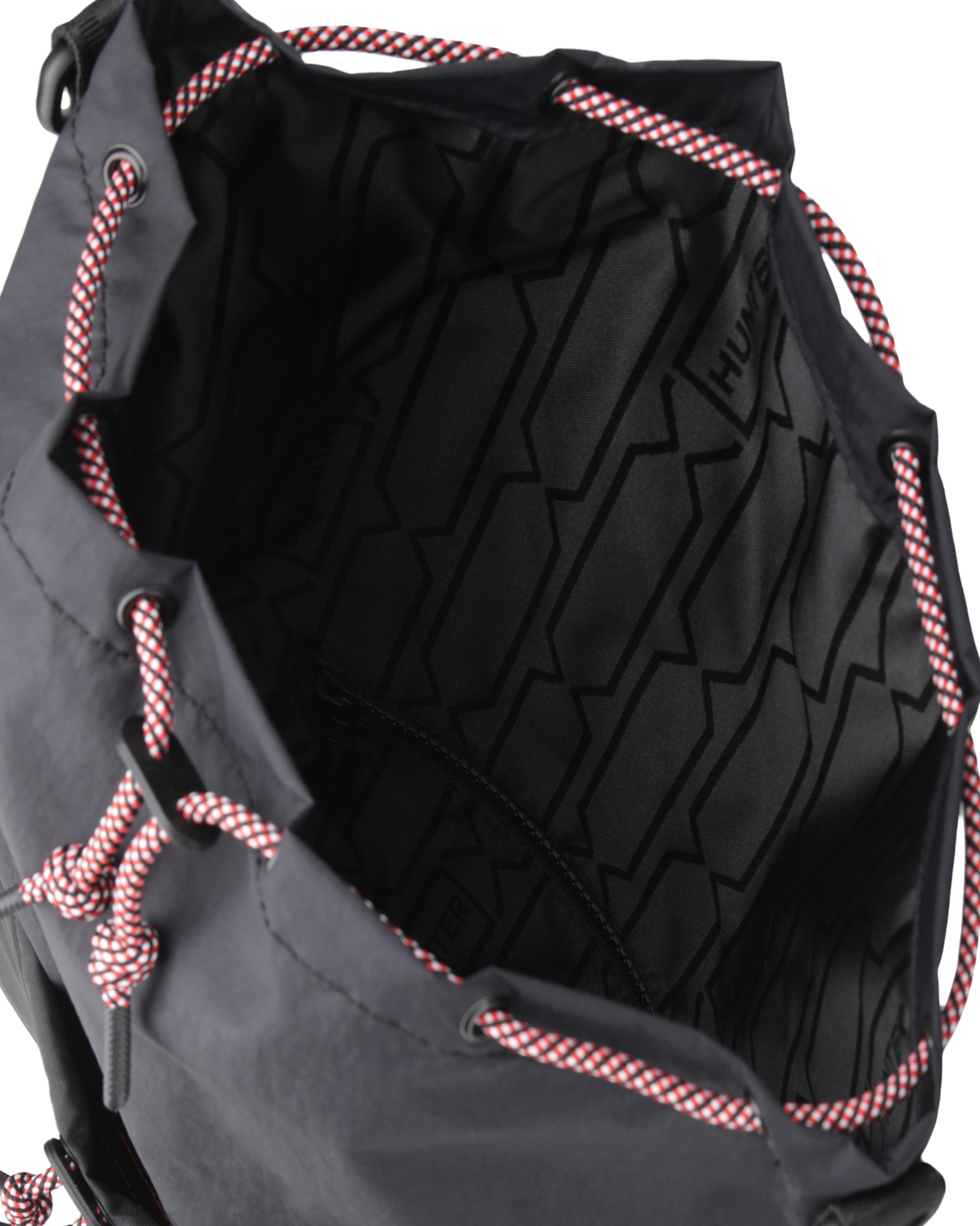 トラベル マルチファンクション サコッシュ - ブラック / レッドボックスロゴ