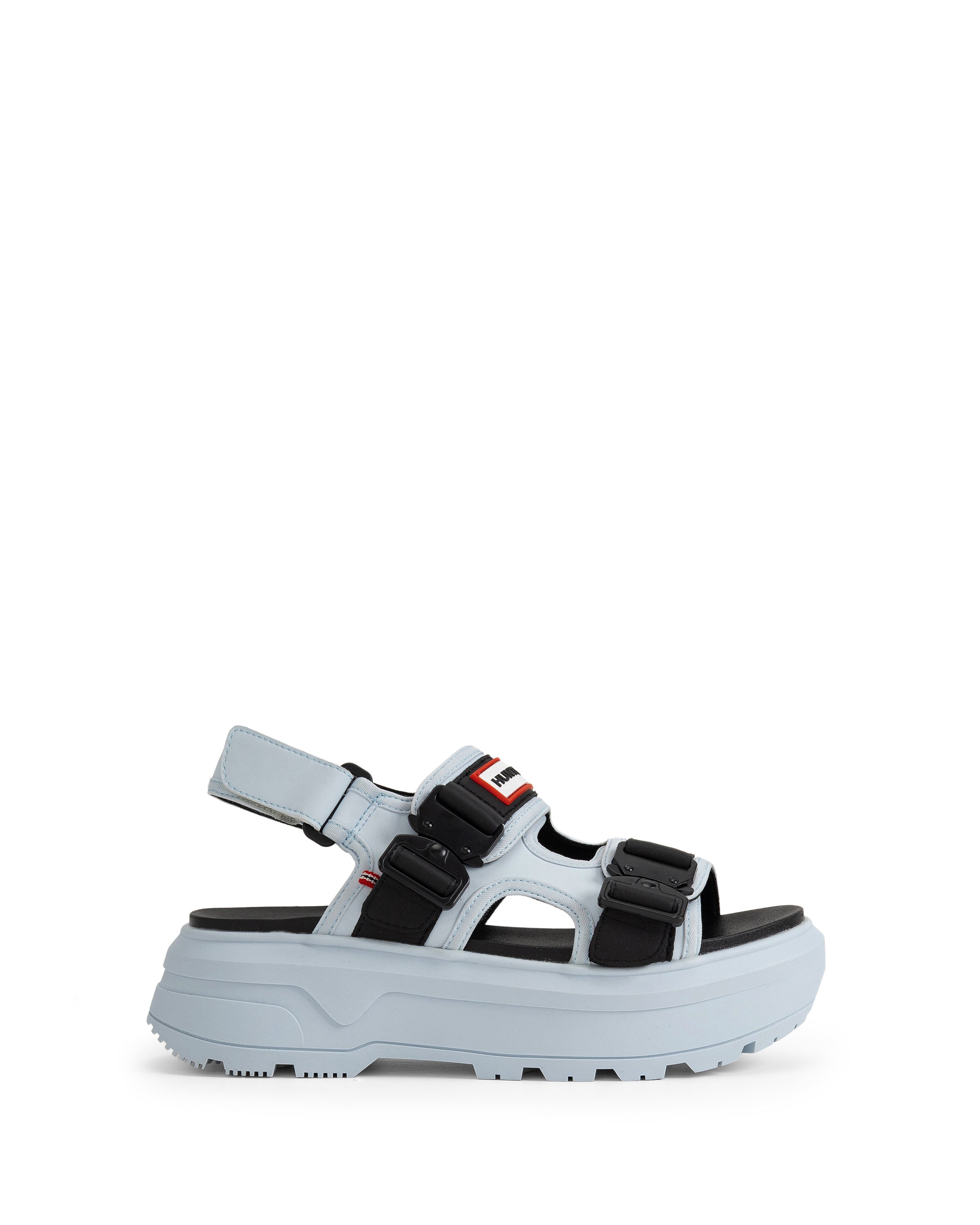 ユニセックス シティ リベル ネオ レザー バックル サンダル - フェスティスカイ / ブラック