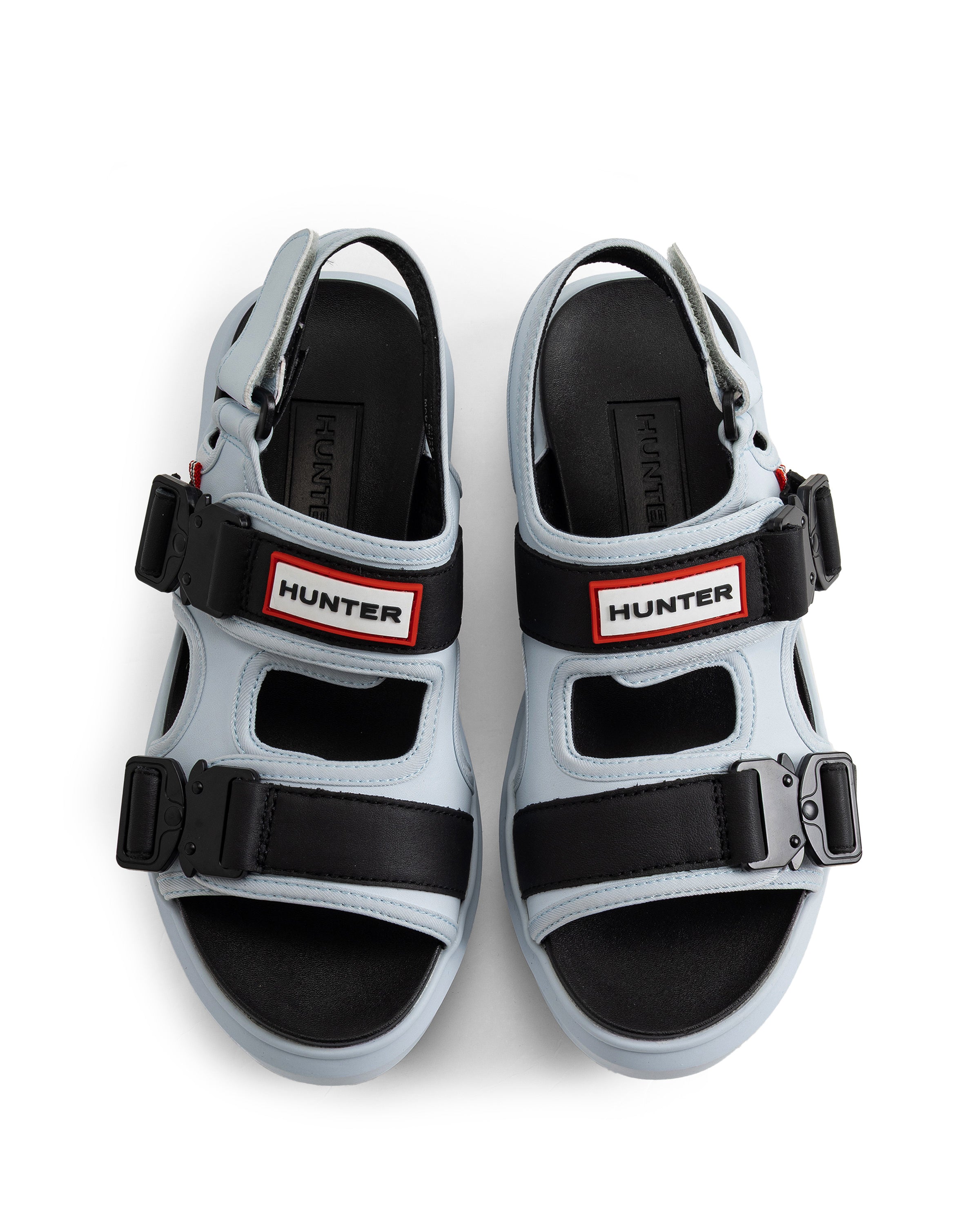 ユニセックス シティ リベル ネオ レザー バックル サンダル - フェスティスカイ / ブラック