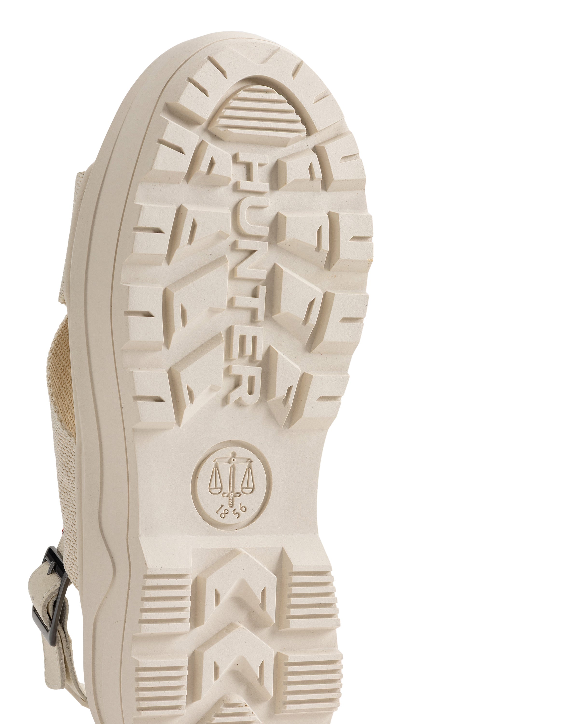 ユニセックス シティ リベル ウェビング クロスオーバー サンダル - キャンバスクリーム