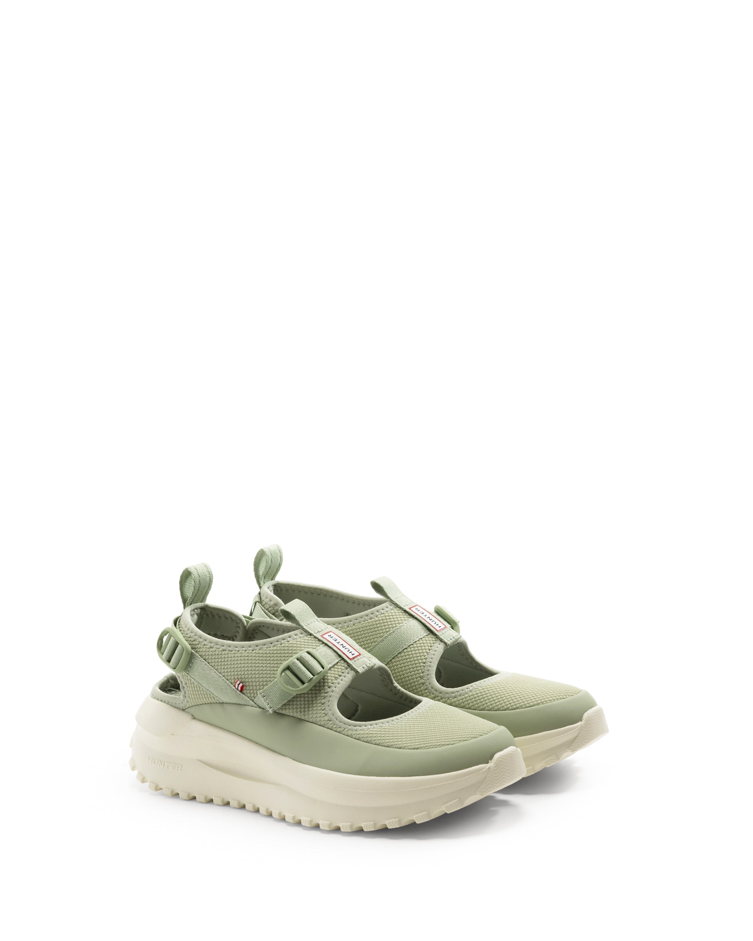 ユニセックス トラベル フロー サンダル - グラムグリーン / シェイデッドホワイト