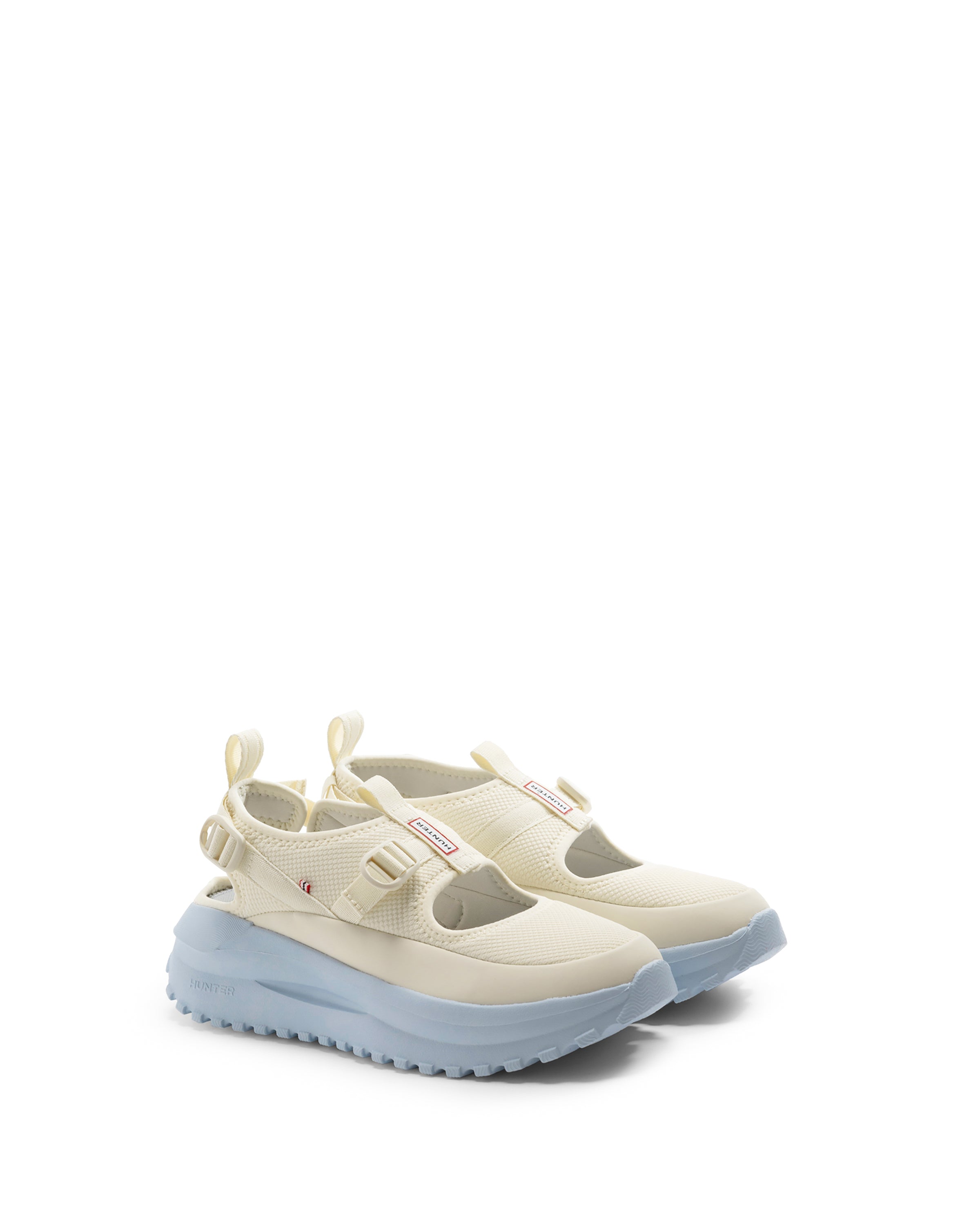 ユニセックス トラベル フロー サンダル - シェイデッドホワイト / フェスティスカイ