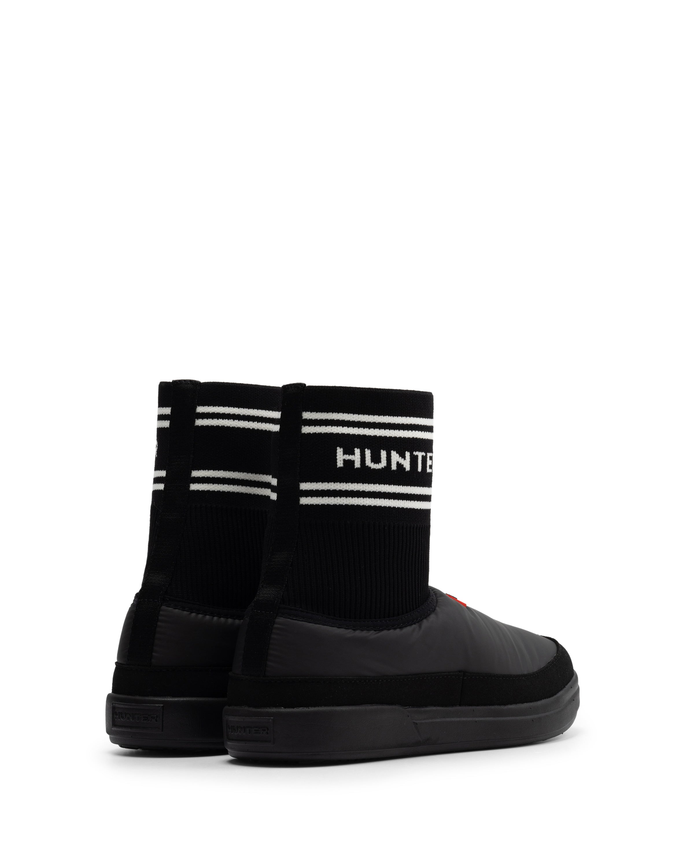 ユニセックス イン/アウト ハンター ニッテッド ソック スリッパ - ブラック