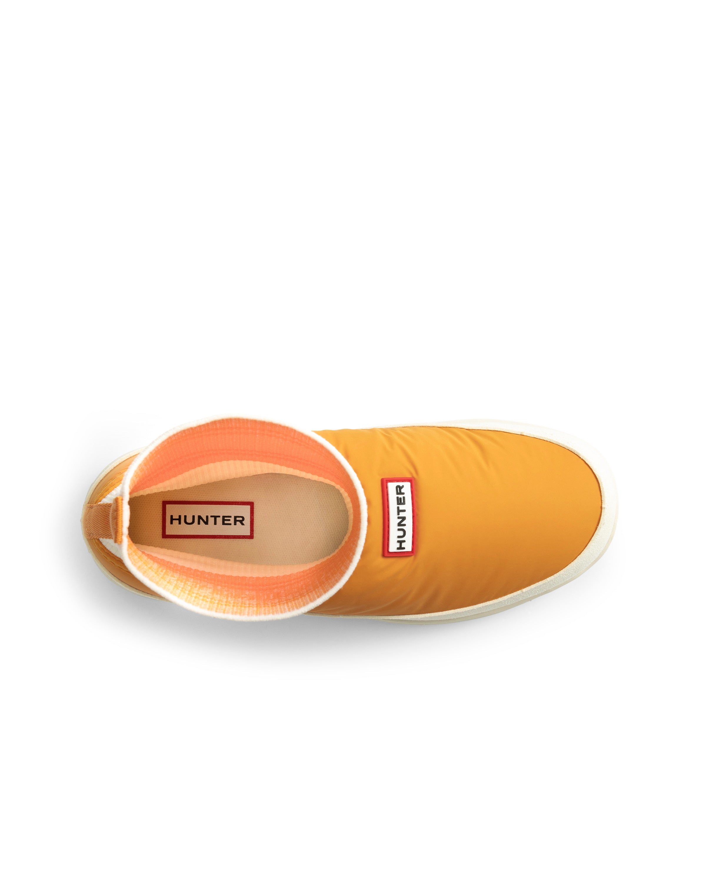 ユニセックス イン/アウト ハンター ニッテッド ソック スリッパ - リッチオーカー / シェイデッドホワイト