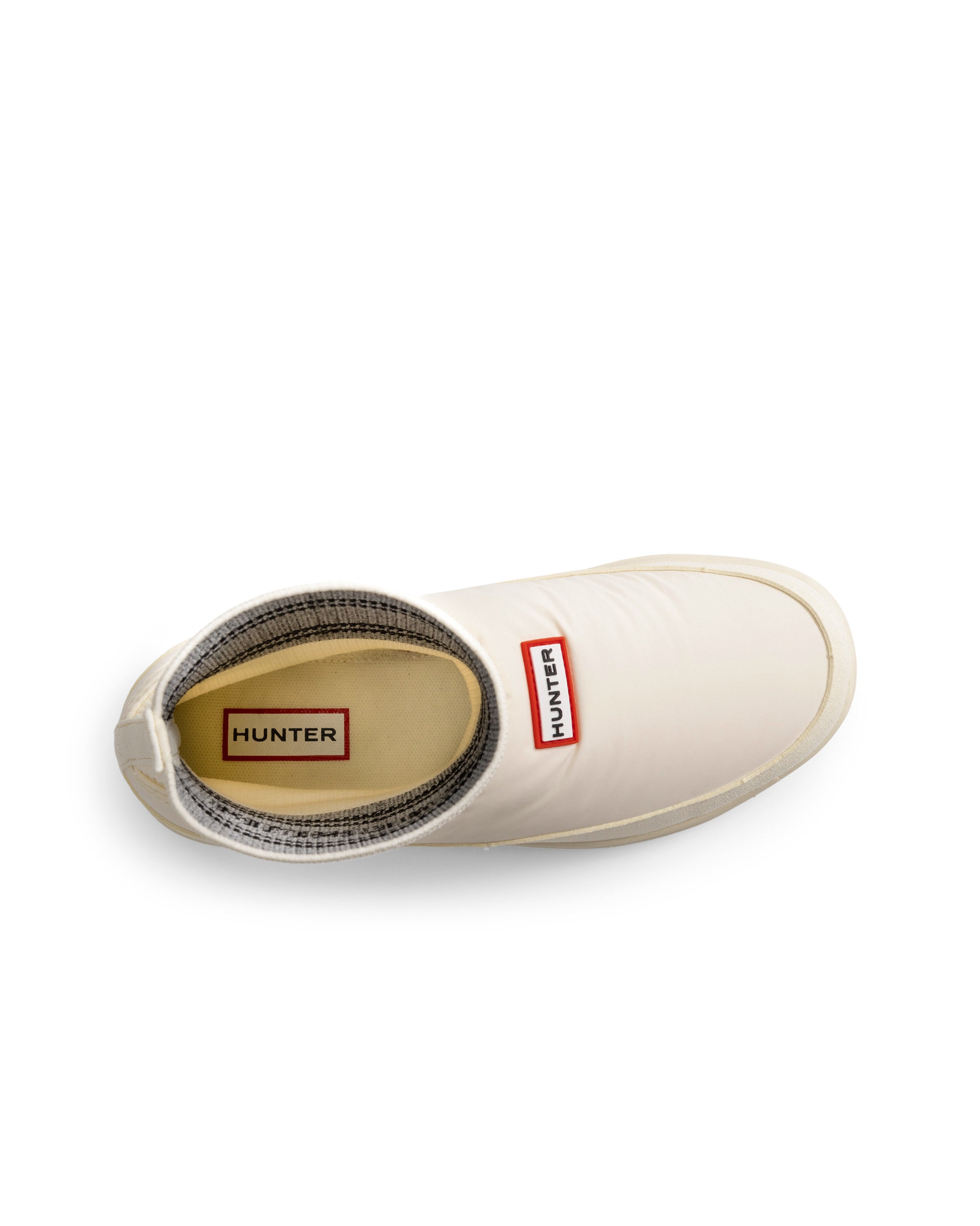 ユニセックス イン/アウト ハンター ニッテッド ソック スリッパ - シェイデッド ホワイト / ブラック