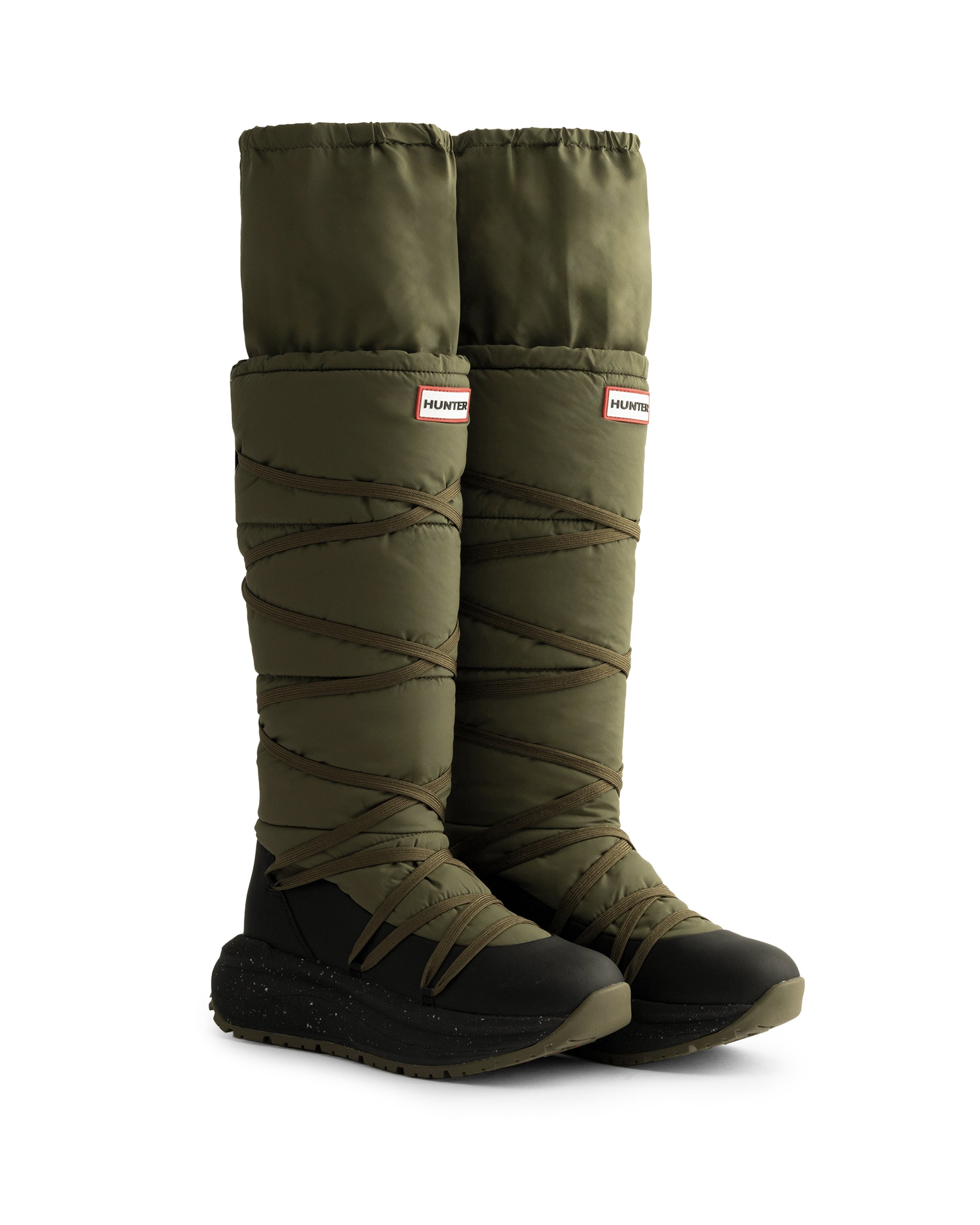 ユニセックス ハンター グリップ トール スノー ブーツ - パインシャドウ/ブラック