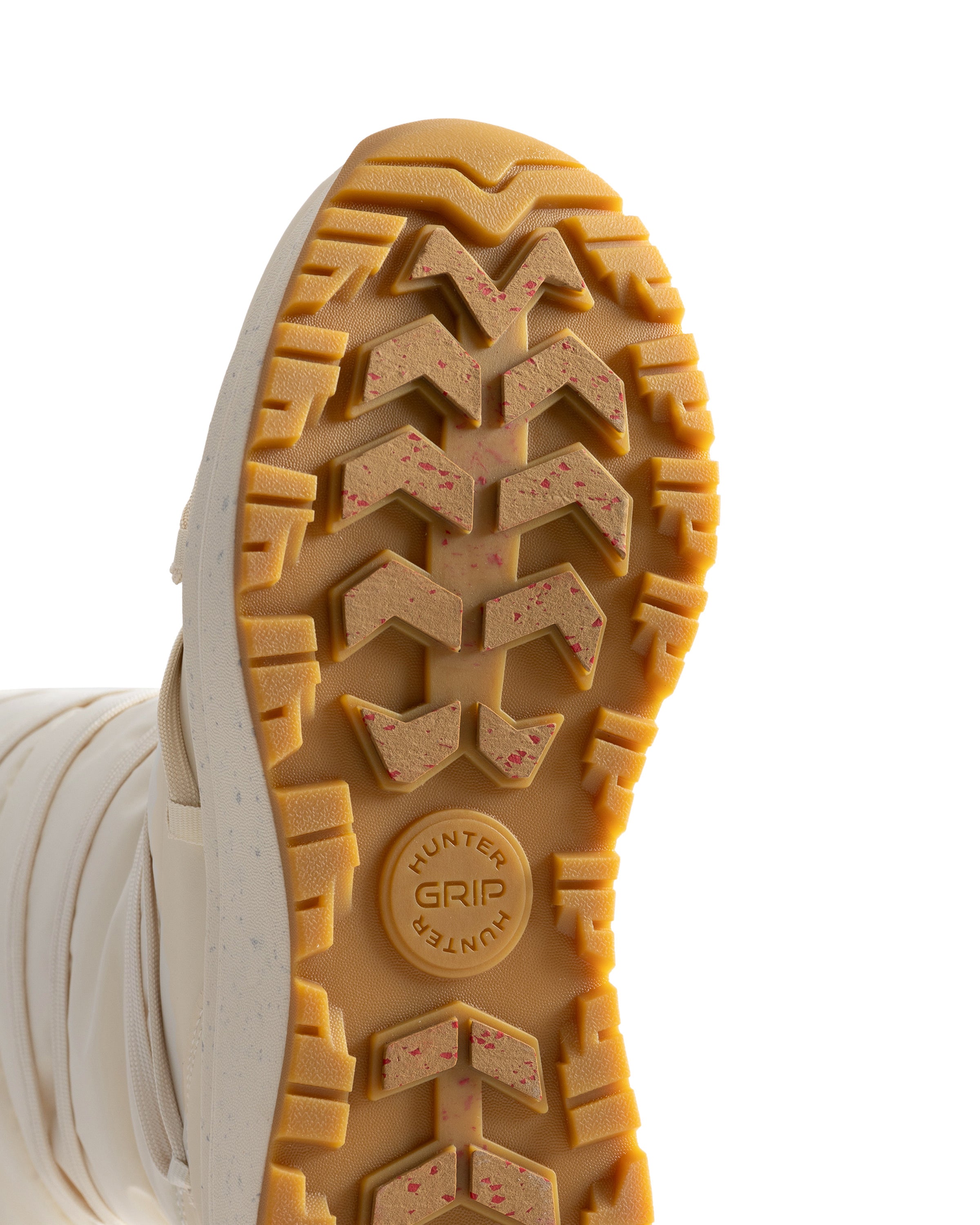 ユニセックス ハンター グリップ トール スノー ブーツ - ホワイトウィロー/ガム