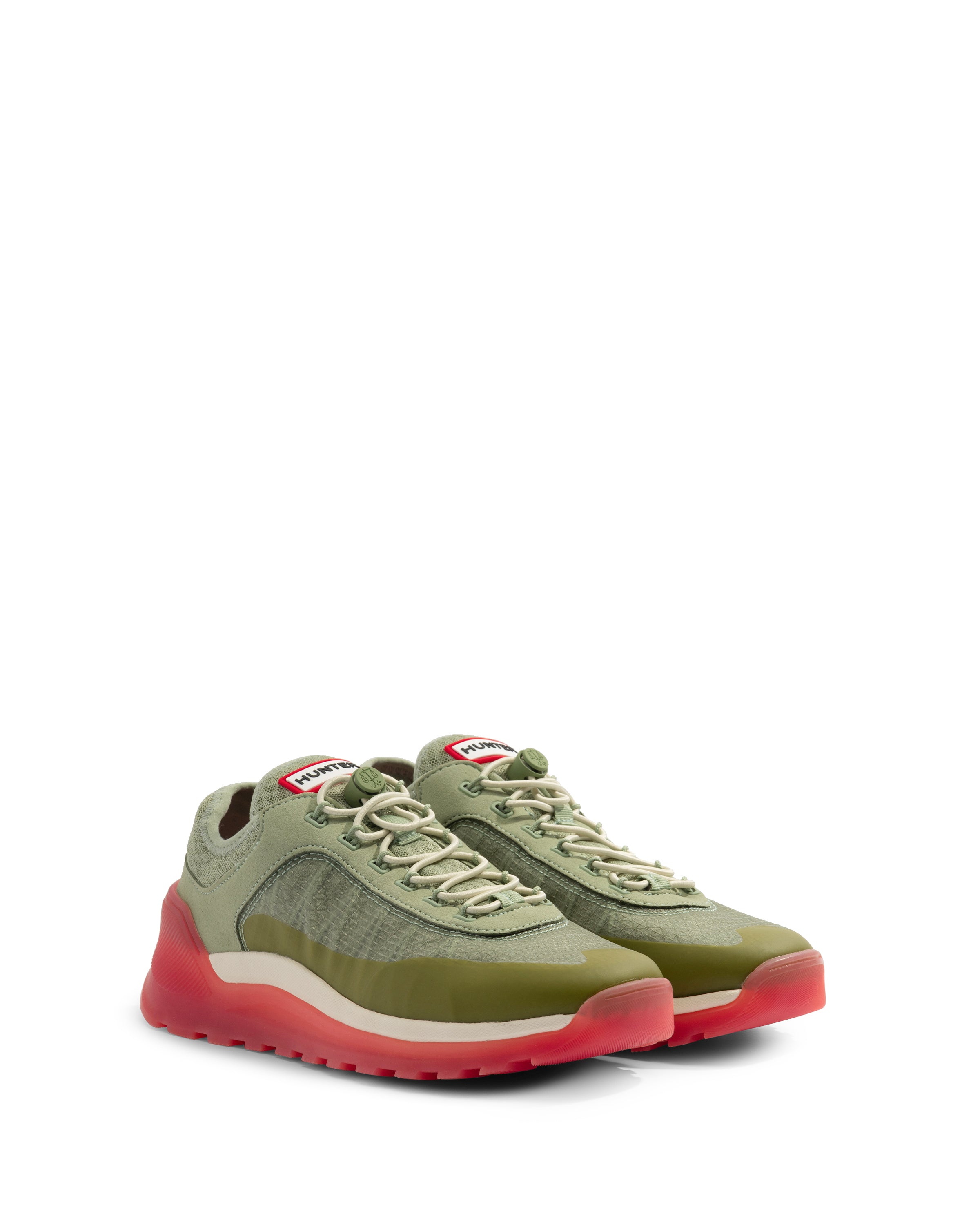 レディース トラベル スニーカー - グラムグリーン / フェスティピア / フェスティコーラル