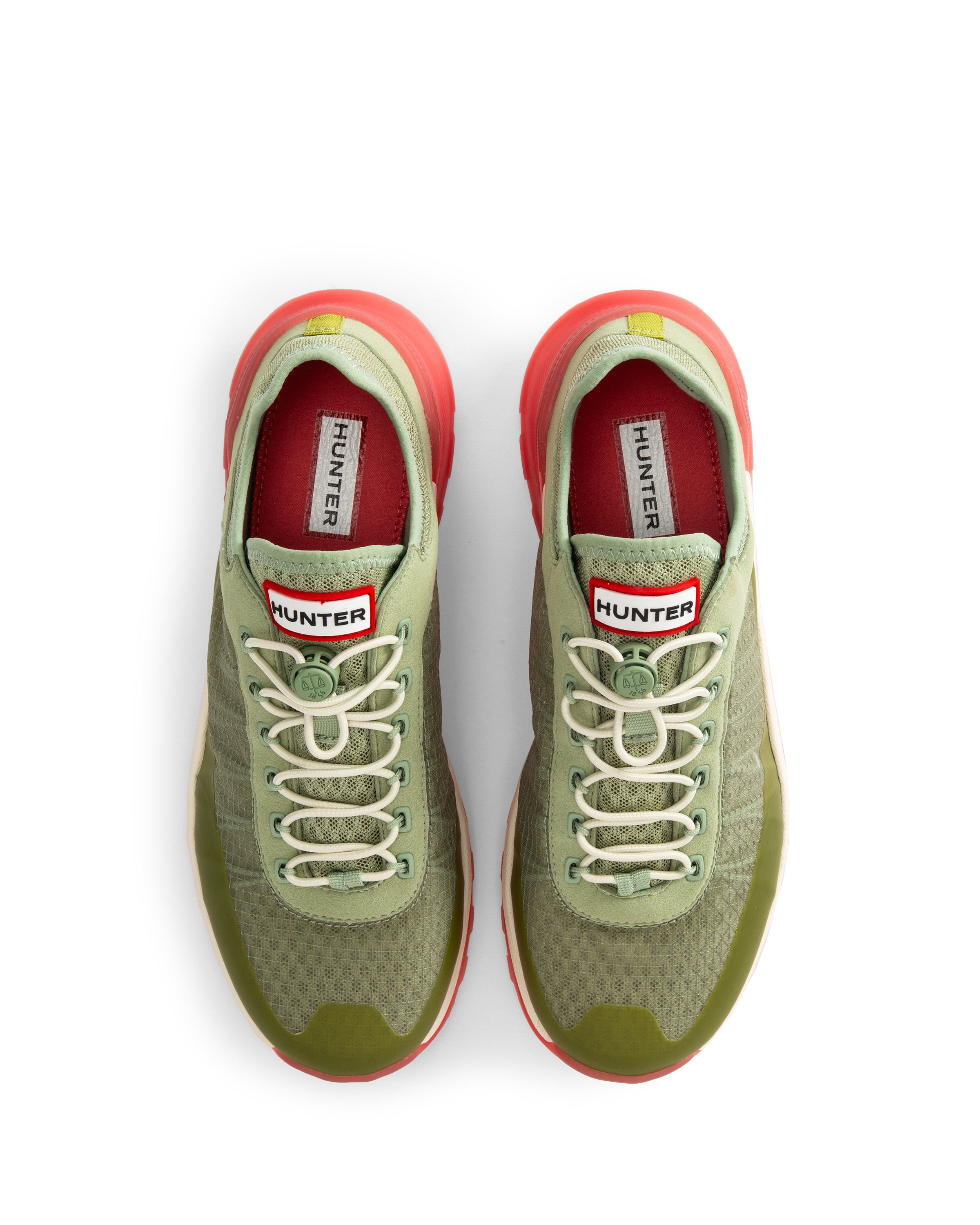 レディース トラベル スニーカー - グラムグリーン / フェスティピア / フェスティコーラル