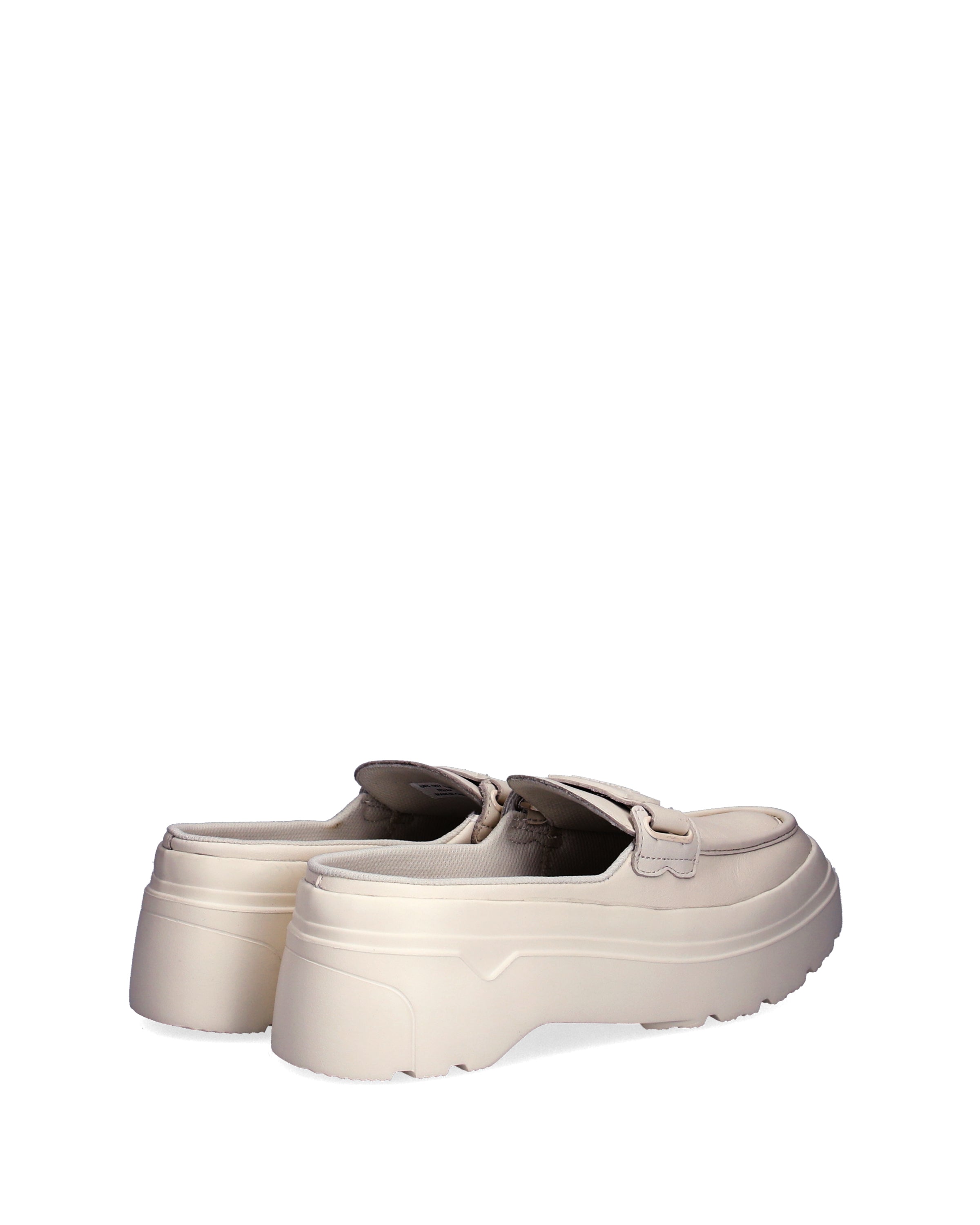 レディース リファインド エクスプローラー フラットフォーム ローファー ミュール - ホワイトウィロー