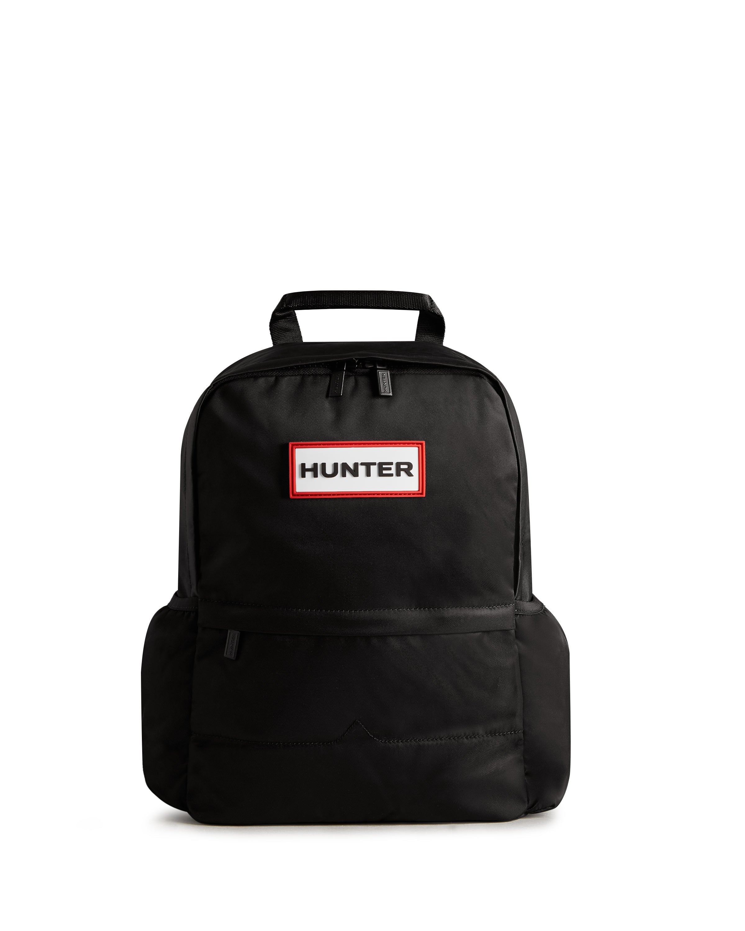 40cm横Hunterオリジナルバッグパック（黒色） - リュック/バックパック