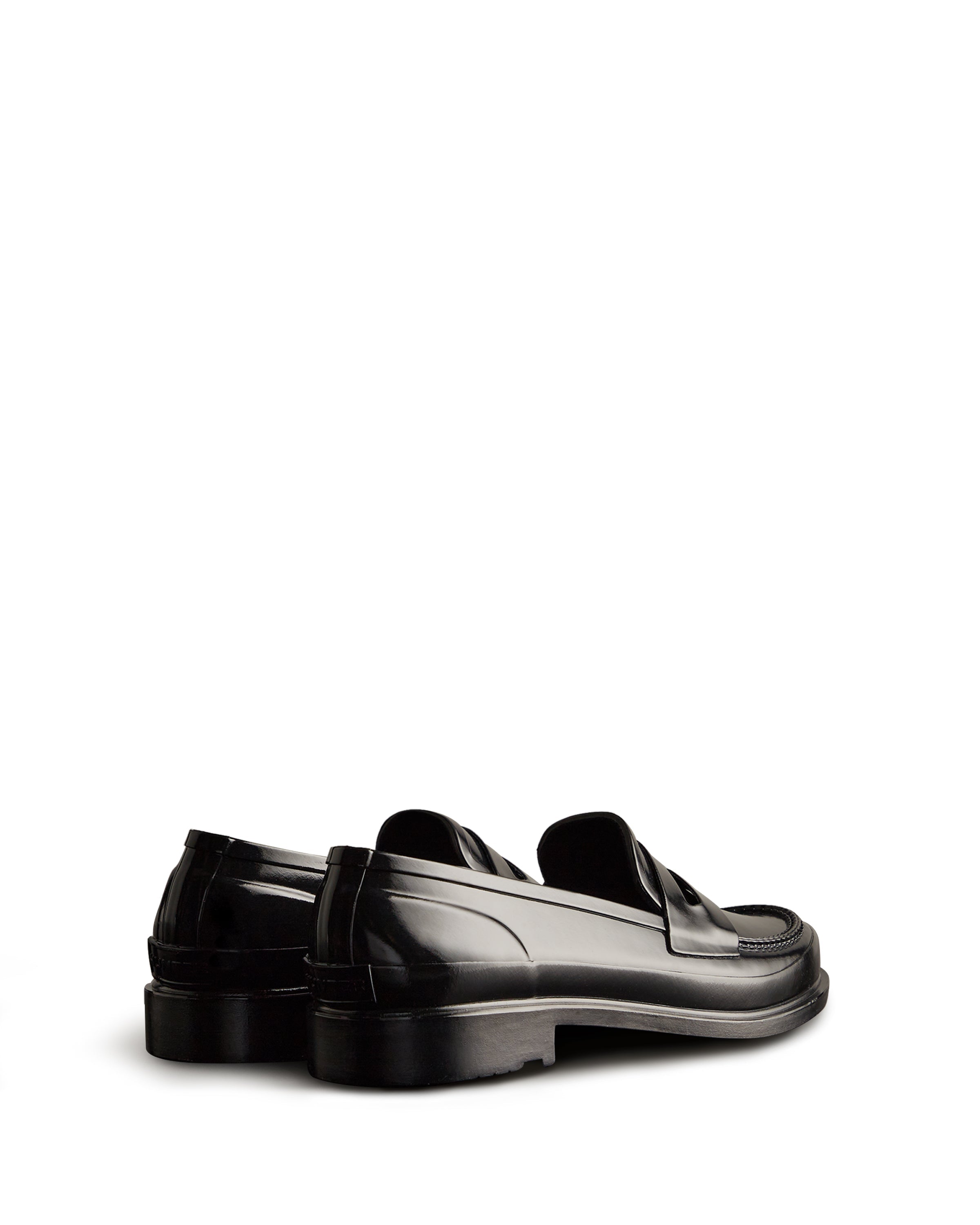 Women's Refined Gloss Penny Loafers - Black