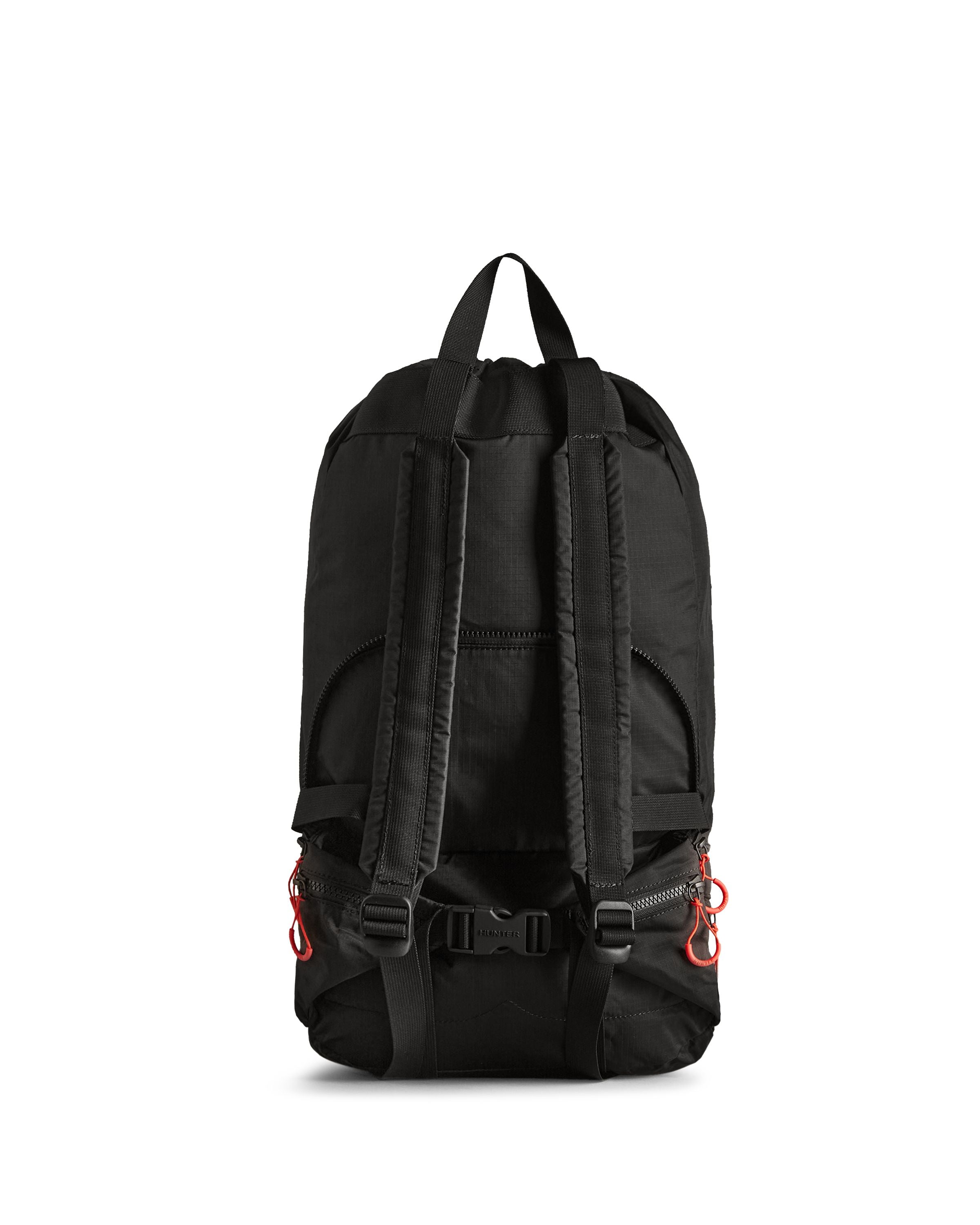 Travel Ripstop Recycled Nylon 2Way Backpack - Black/Red Box Logo
