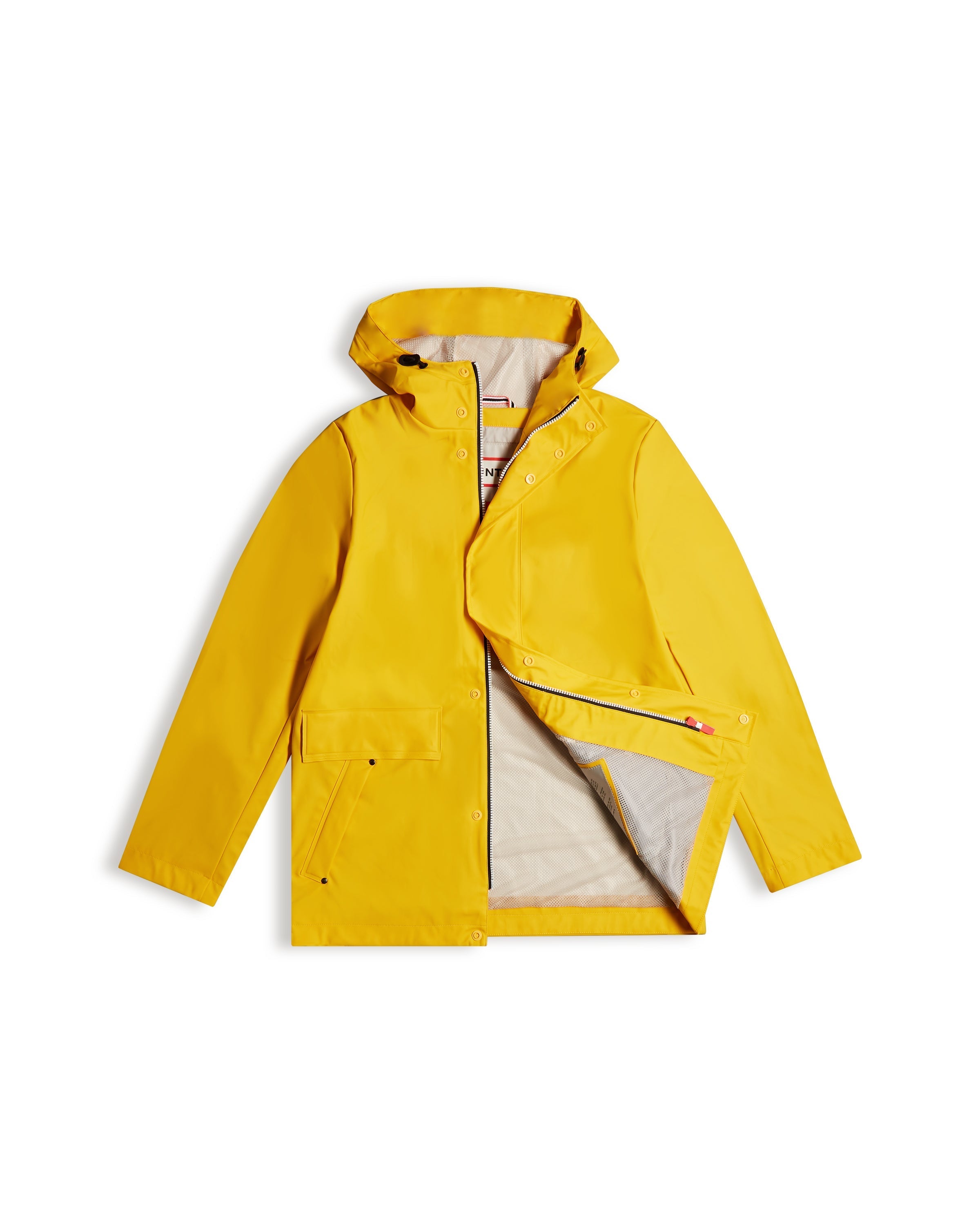 Men's Lightweight Waterproof Rain Jacket - Yellow