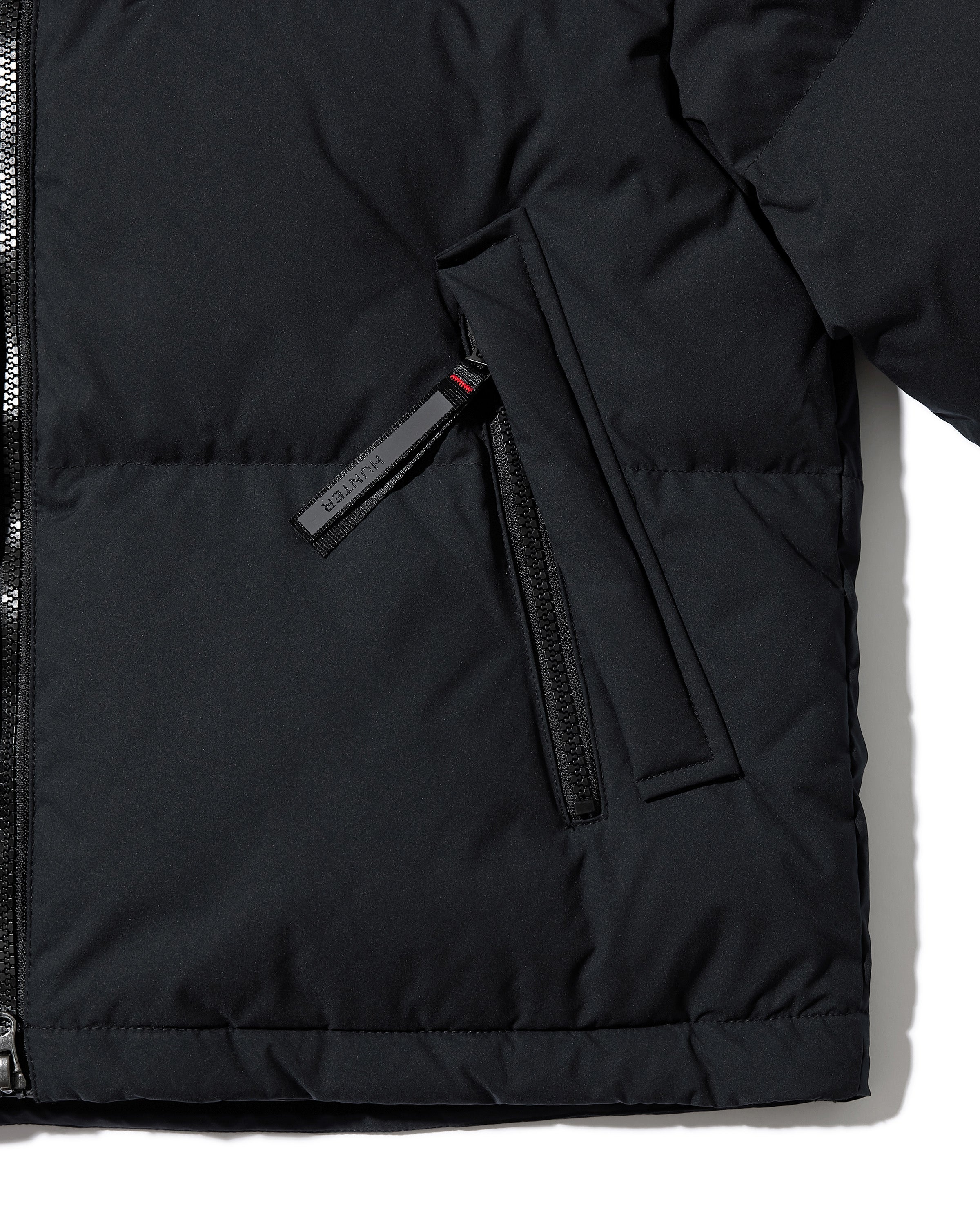 レディース イン／アウト パファー ダウン ジャケット - ブラック