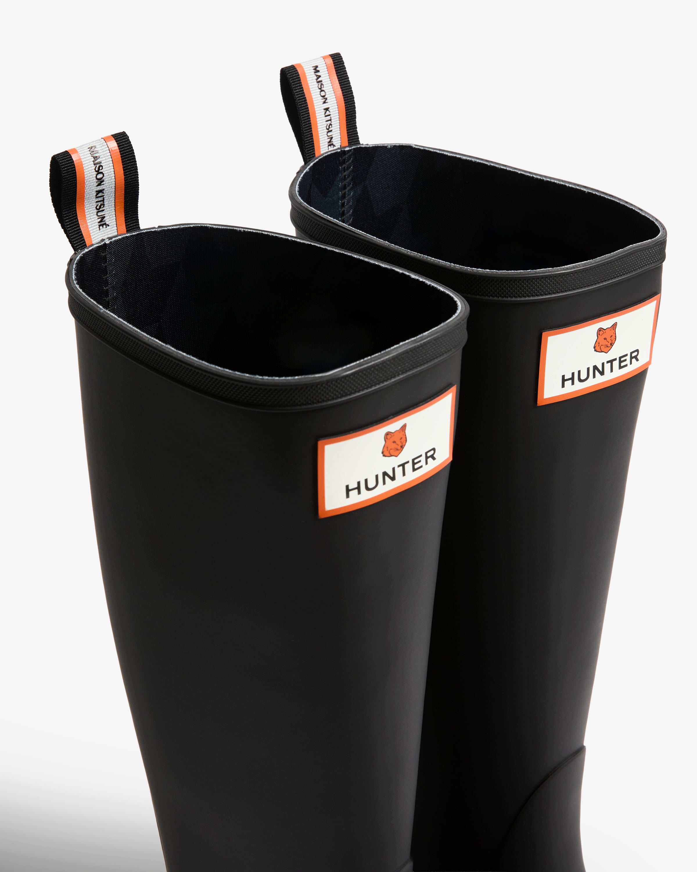 【新品未使用】 Kitsuné Hunter メゾン キツネ ハンター ブーツ MAISON KITSUNE（メゾン キツネ） × HUNTER ハンター コラボ レイン