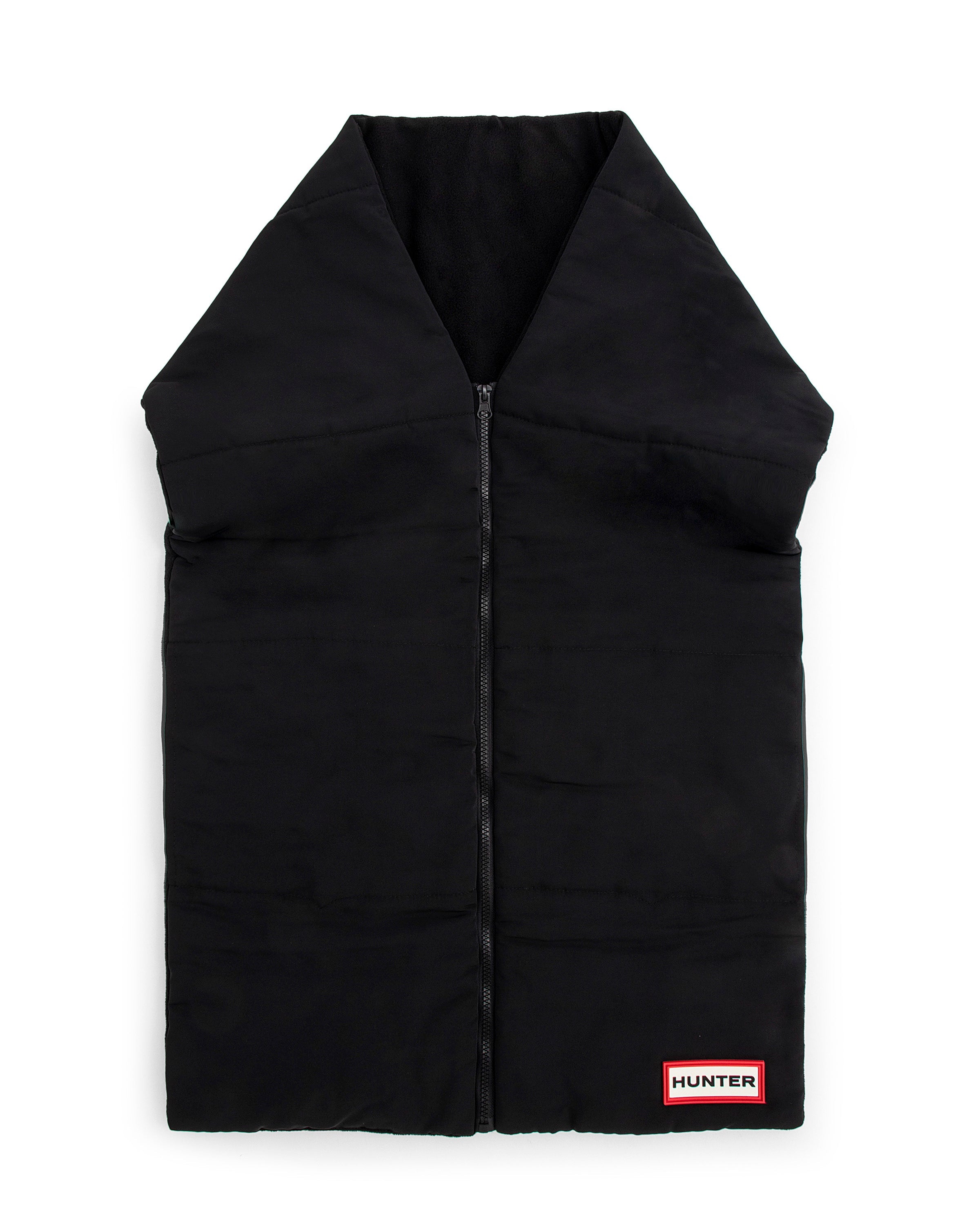 Intrepid Zip-Up Scarf - Black